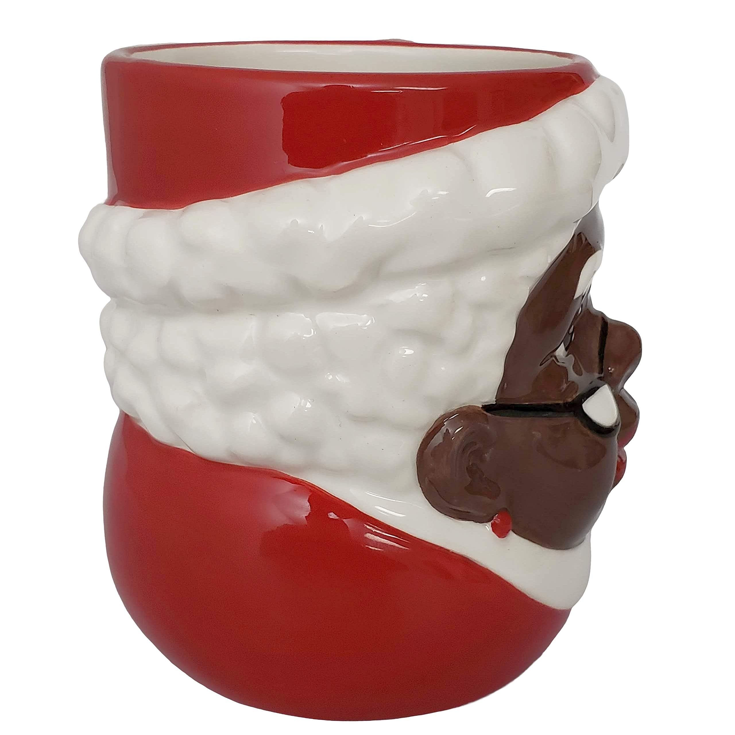 Boutique Africa African American Mrs. Santa Claus Ceramic Mug (16 Ounce)