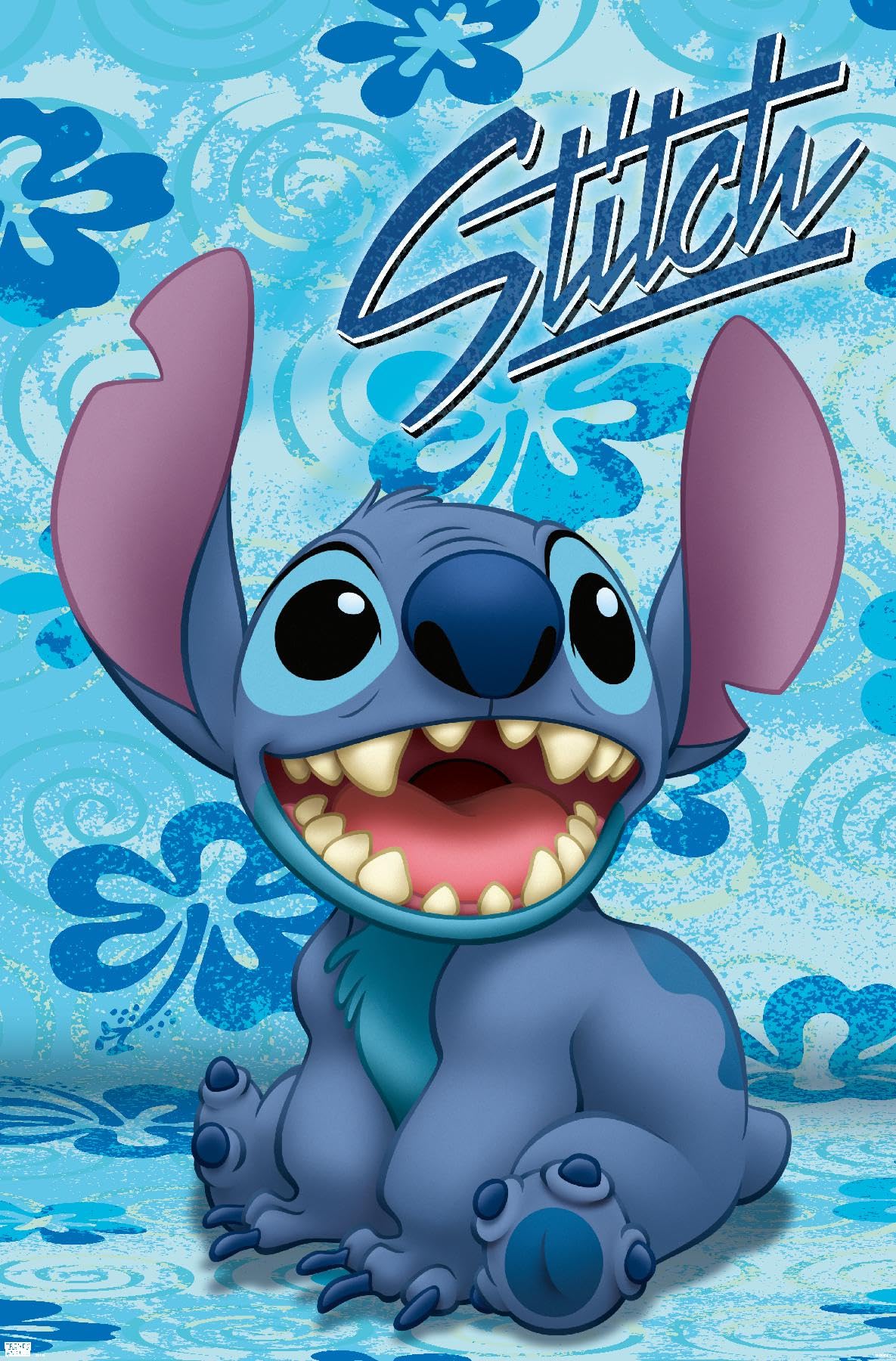 Trends International Disney Lilo And Stitch - Sitting Wall Poster, 22.37'' X 34.00'', Unframed Version