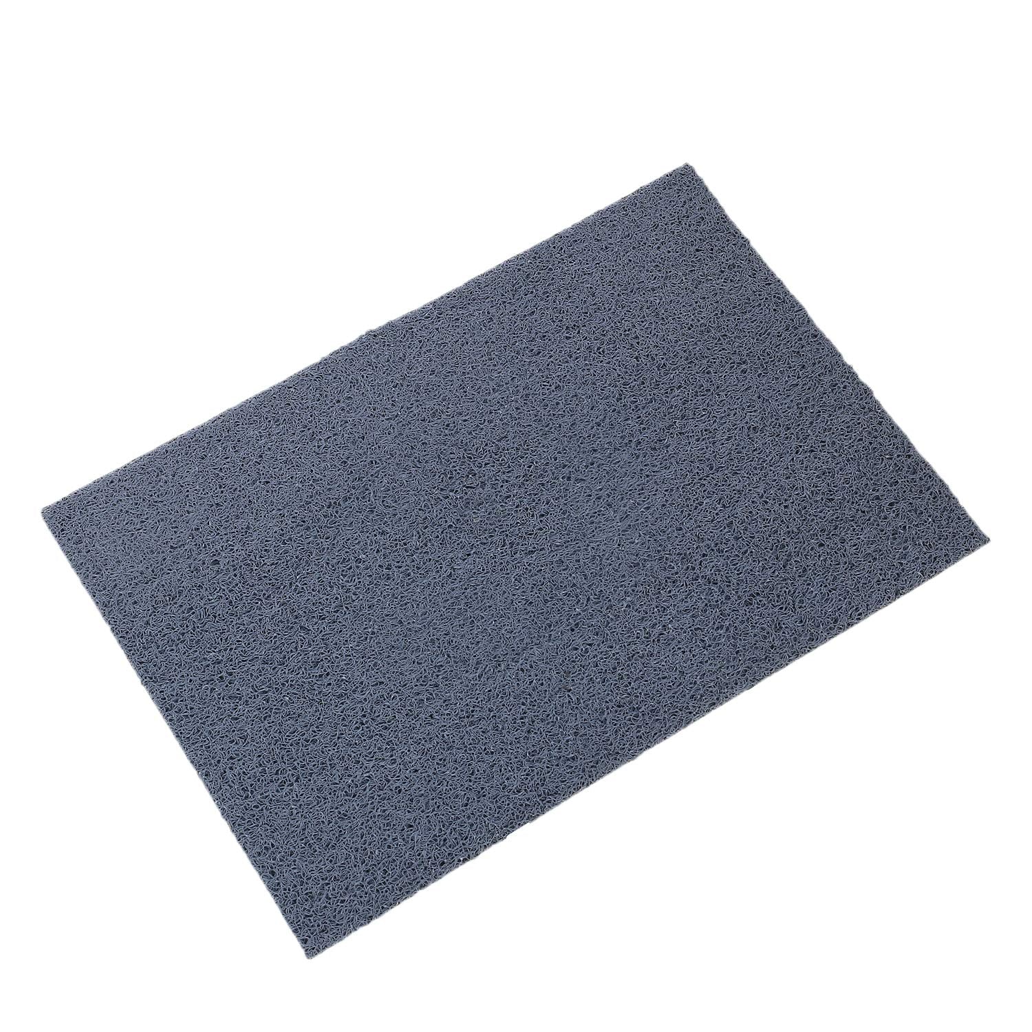 Kuber Industries Rubber 1 Piece Large Size Door Mat 24X36'' (Grey)
