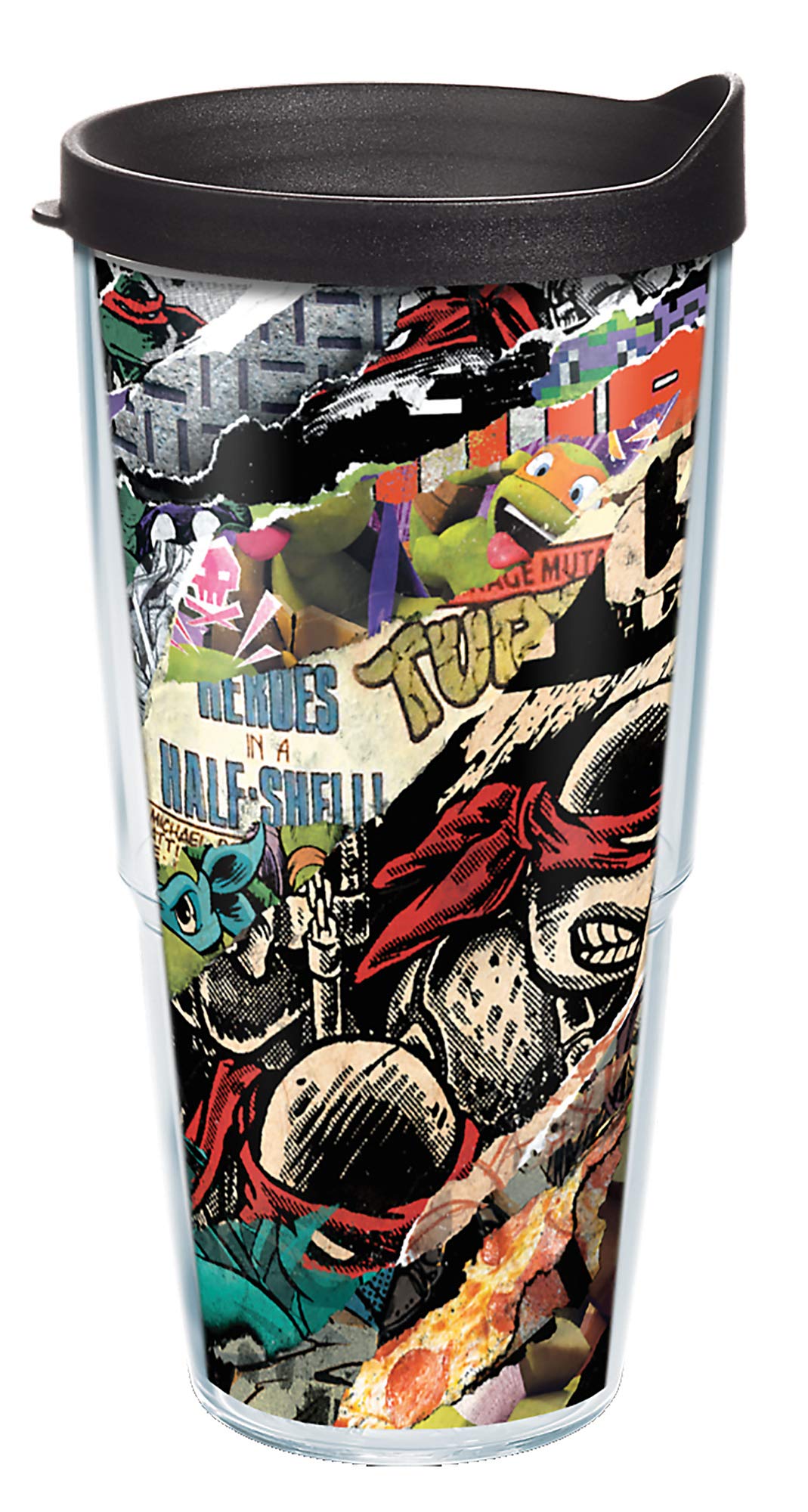 Tervis Nickelodeon Teenage Mutant Ninja Turtles Made in USA Double Walled Insulated Tumbler Travel Cup Keeps Drinks Cold & Hot, 