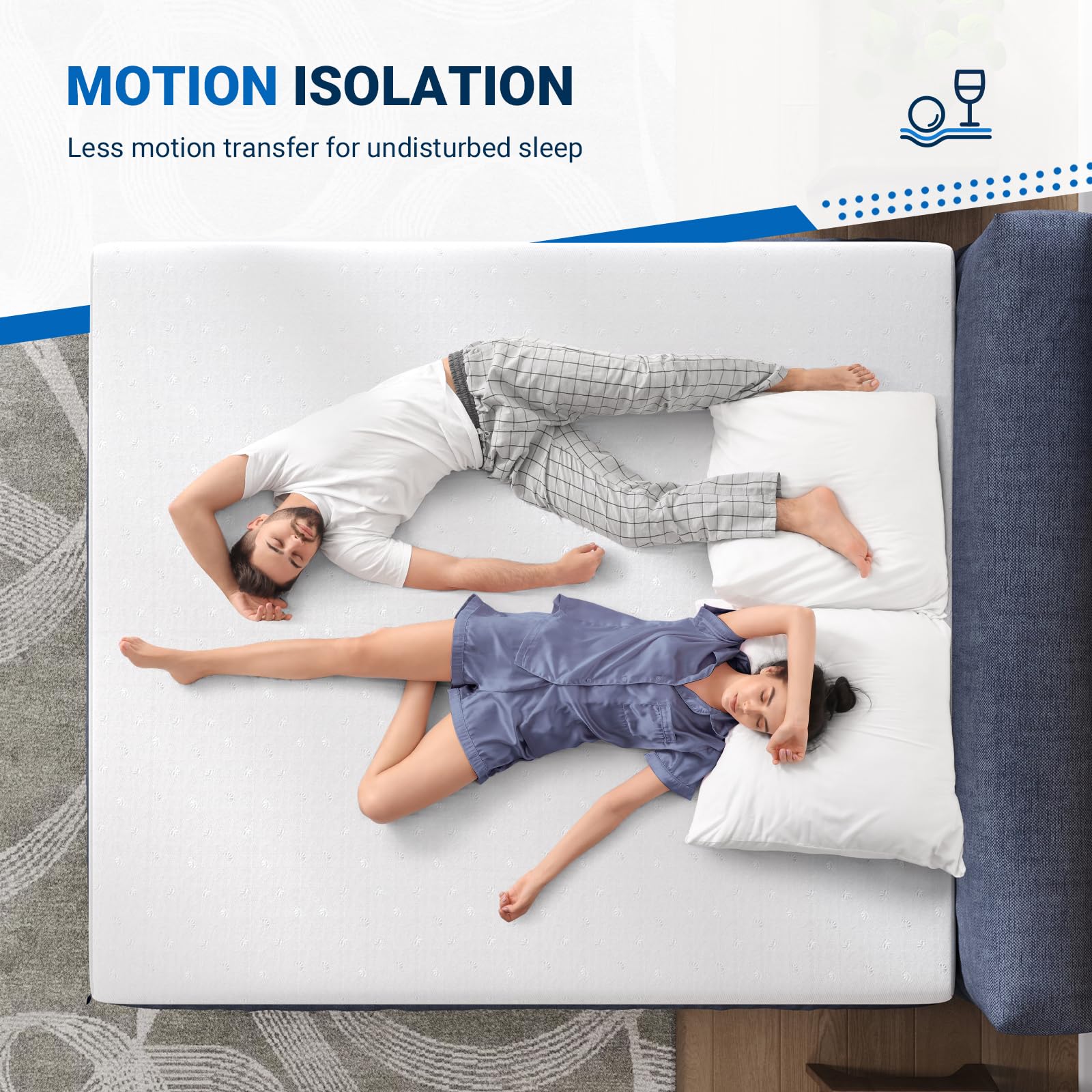 Avenco Queen Mattress, 14 Inch Queen Memory Foam Mattress In A Box For Refresh Sleep & Pressure Relief, Certipur-Us Certified Me