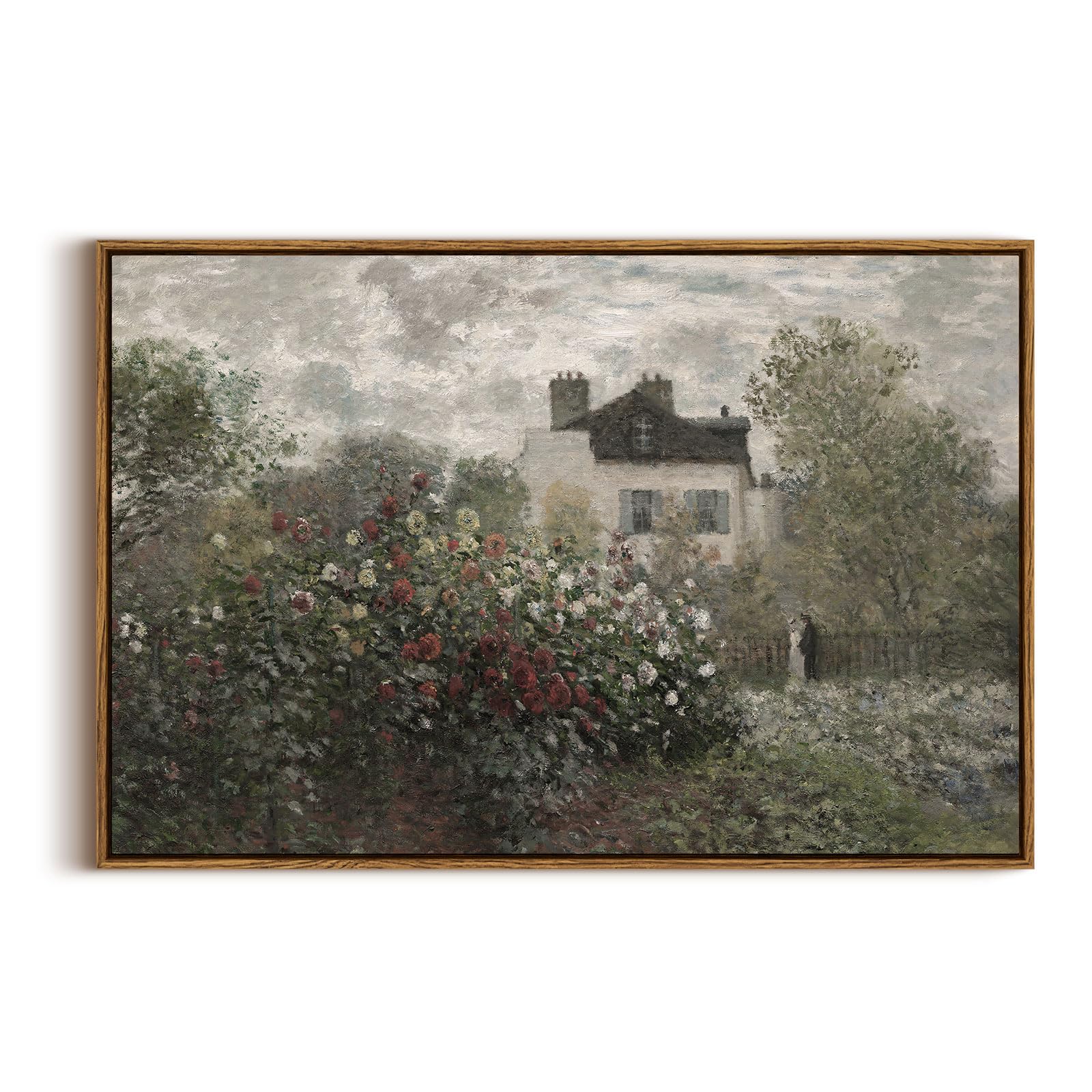 Insimsea Framed Canvas Wall Art Vintage Decor, Home Decor Landscape Farmhouse Decor For Room Aesthetic, Large Wall Art For Livin