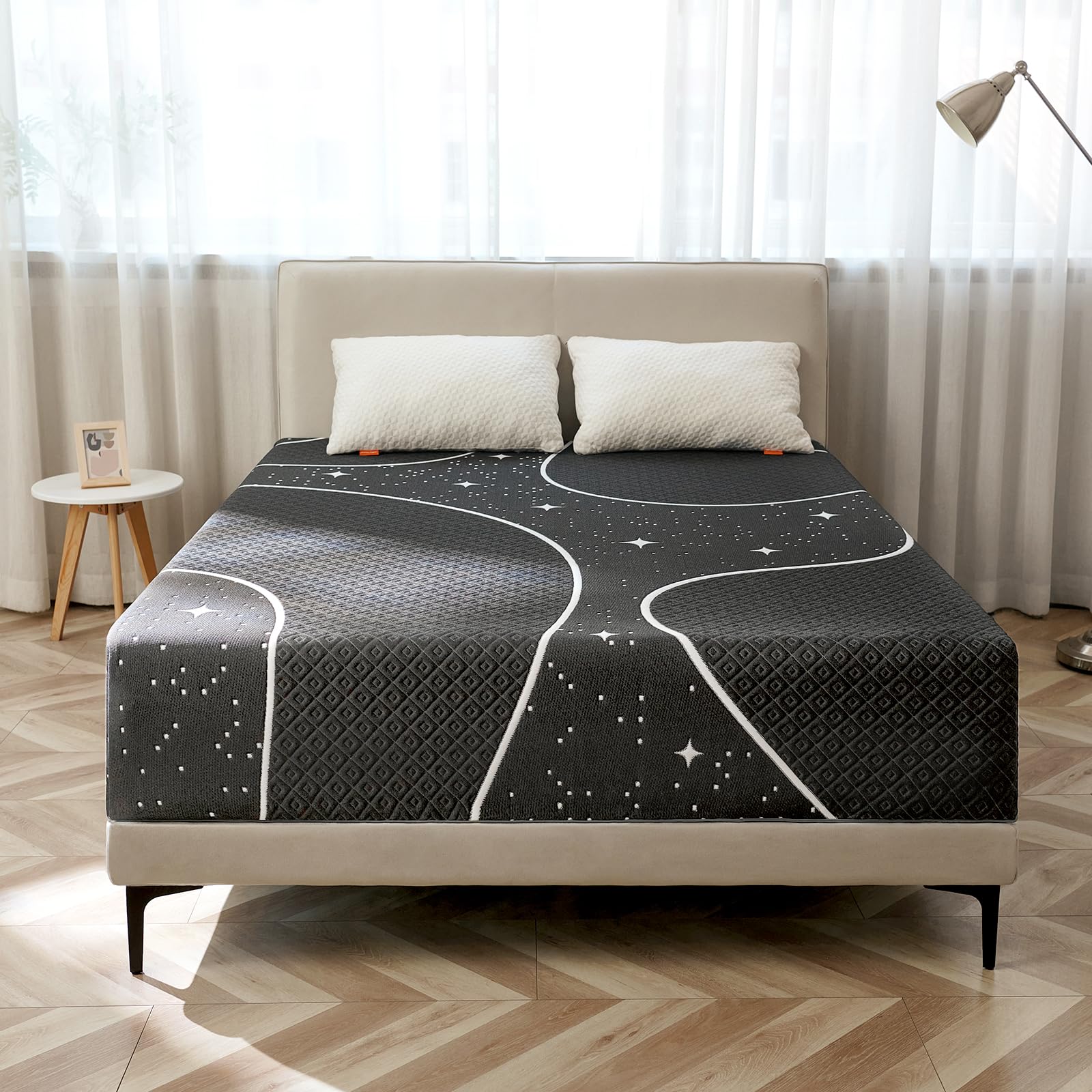 Sweetnight Queen Size Mattress, 14 Inch Memory Foam Mattress for Pressure Relief & Motion Isolation, Queen Mattress in a Box, St