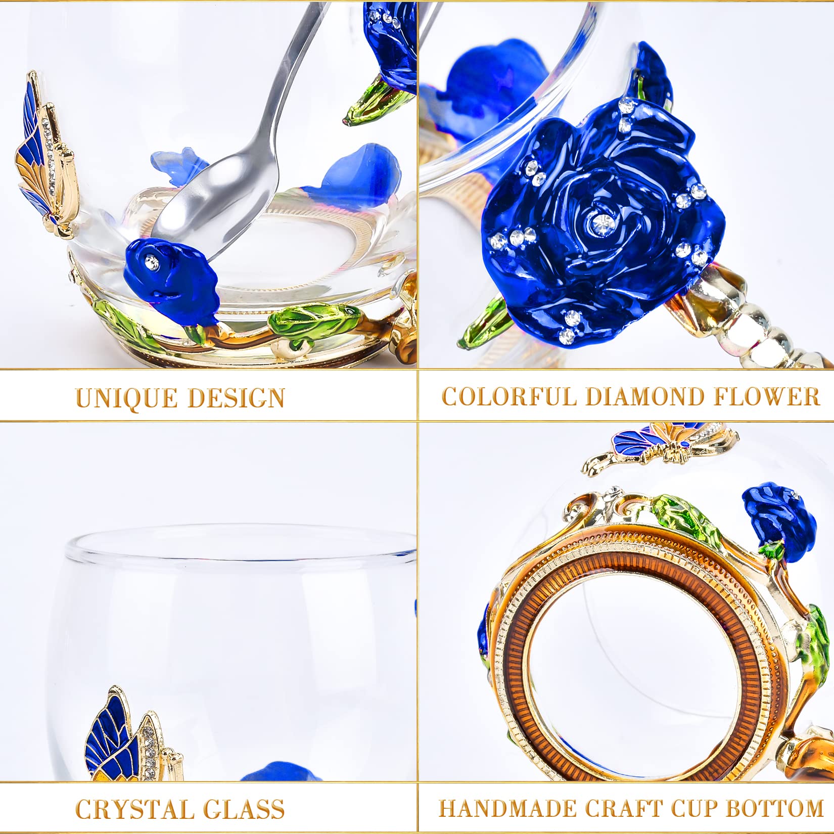 Oeago Unique Gifts For Women Mom Coffee Mugs Gifts For Women Birthday Unique Blue Tea Cup Gifts For Women Who Have Everything Wo