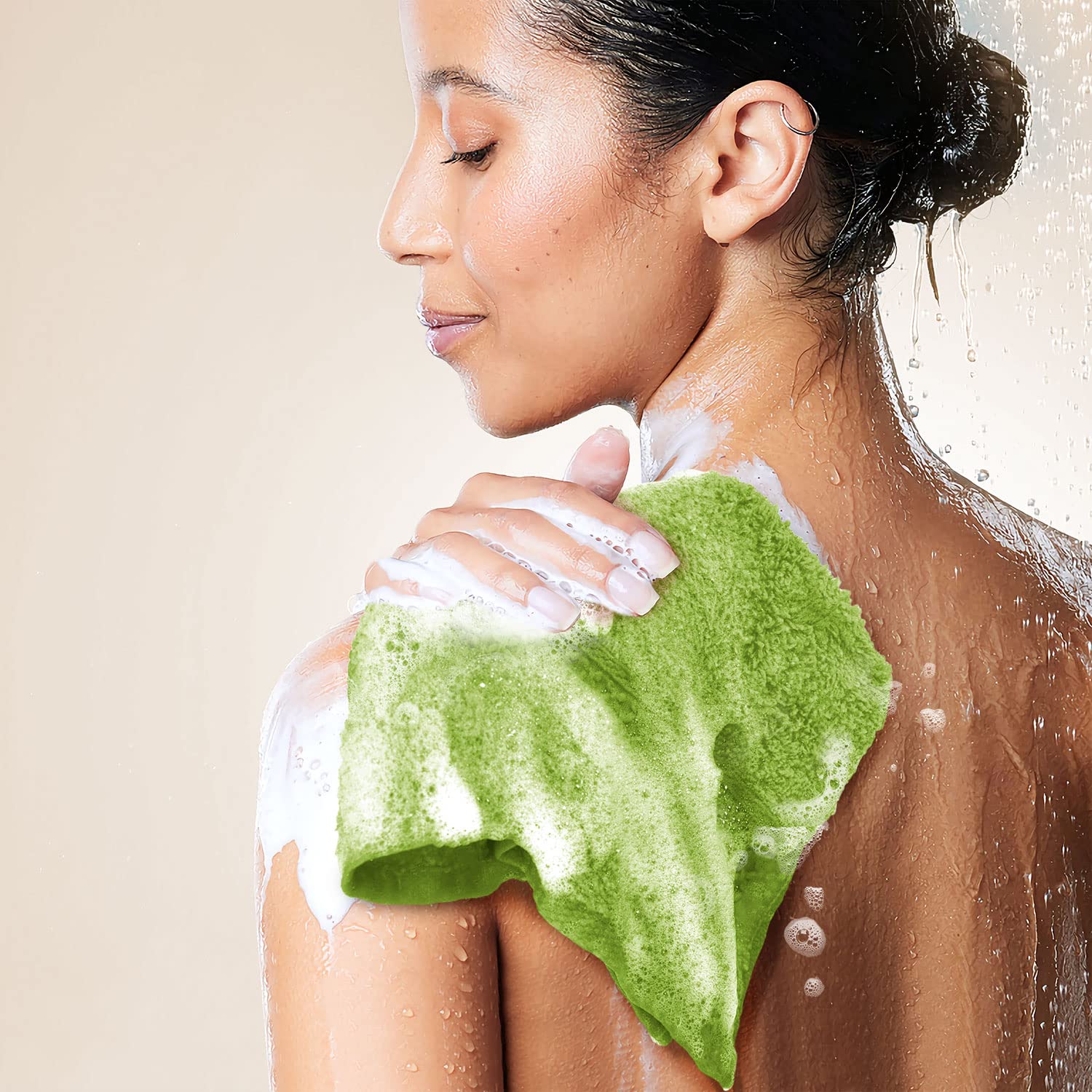 Cleanbear Face Cloths 12 Pack Washcloths 100% Cotton Wash Cloth For Face - Large Bath Washcloths 13 By 13 Inches With Multi Colo