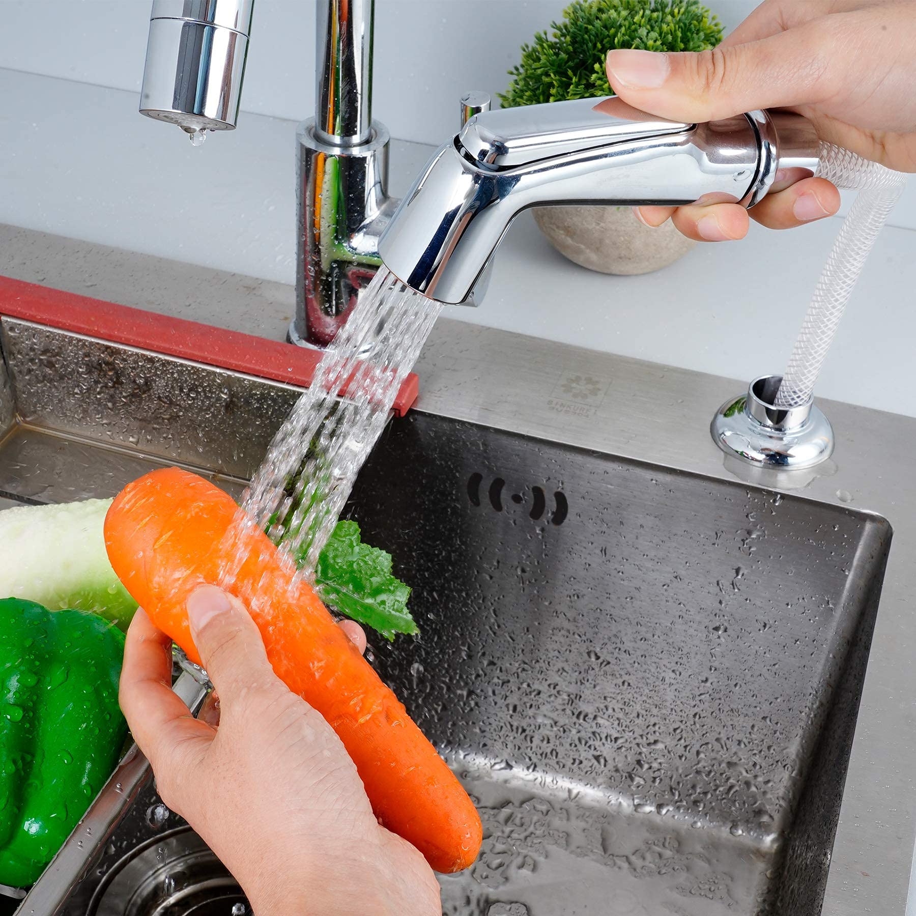 Kitchen Sink Side Sprayer With Quick Side Connector Compatible With Moen Faucet Sprayer Replacement, Kitchen Sink Faucet Sprayer