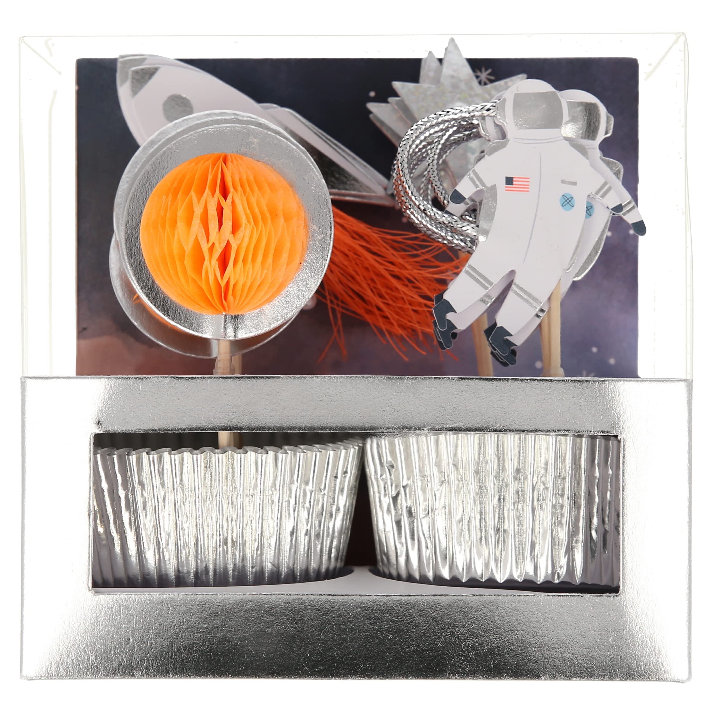 Meri Meri Space Cupcake Kit (Pack Of 24)