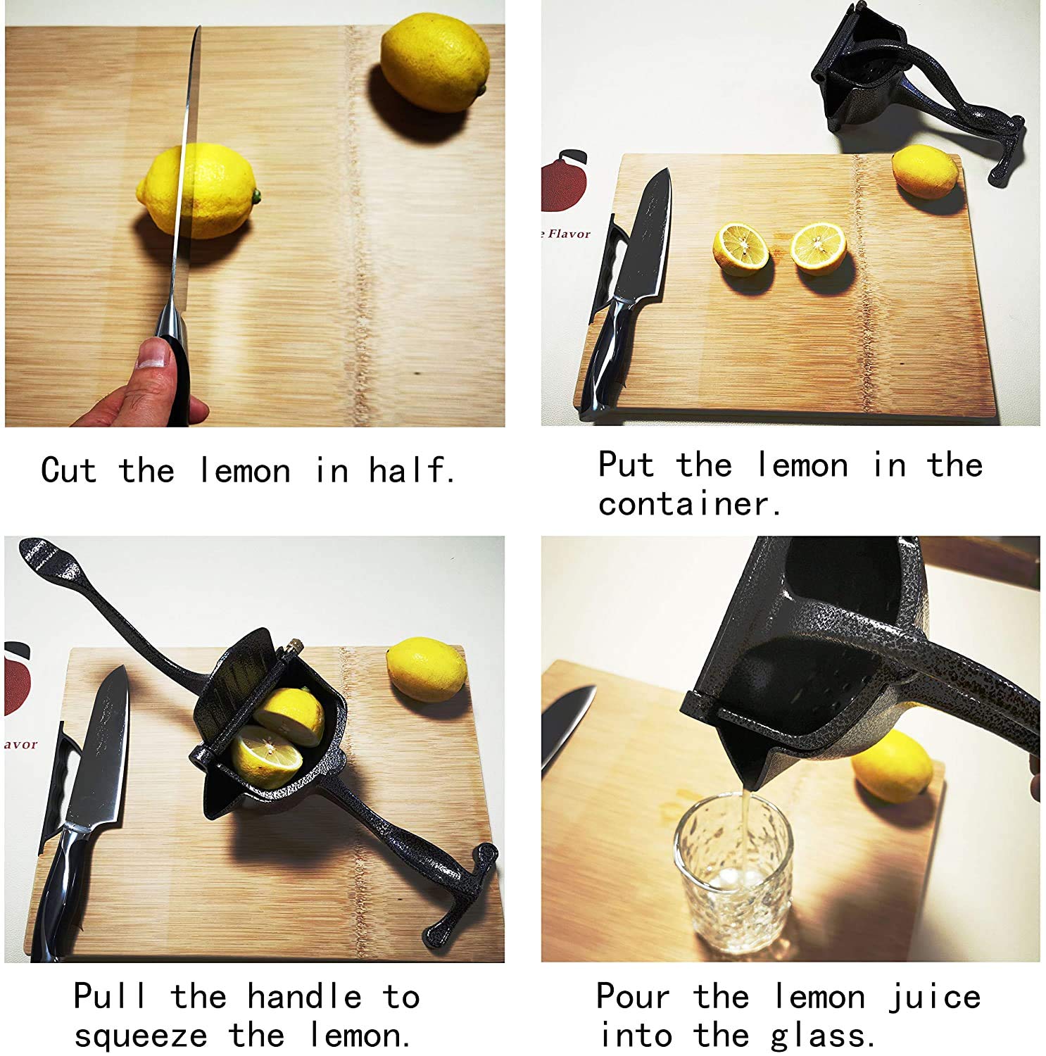 Aeelue Hand Press Fruit Juicer, Hand Juicer, Maifan Stone Manual Juicer, Nuts, Lime, Lemon, Pomegranate, Orange, Citrus Juice Sq