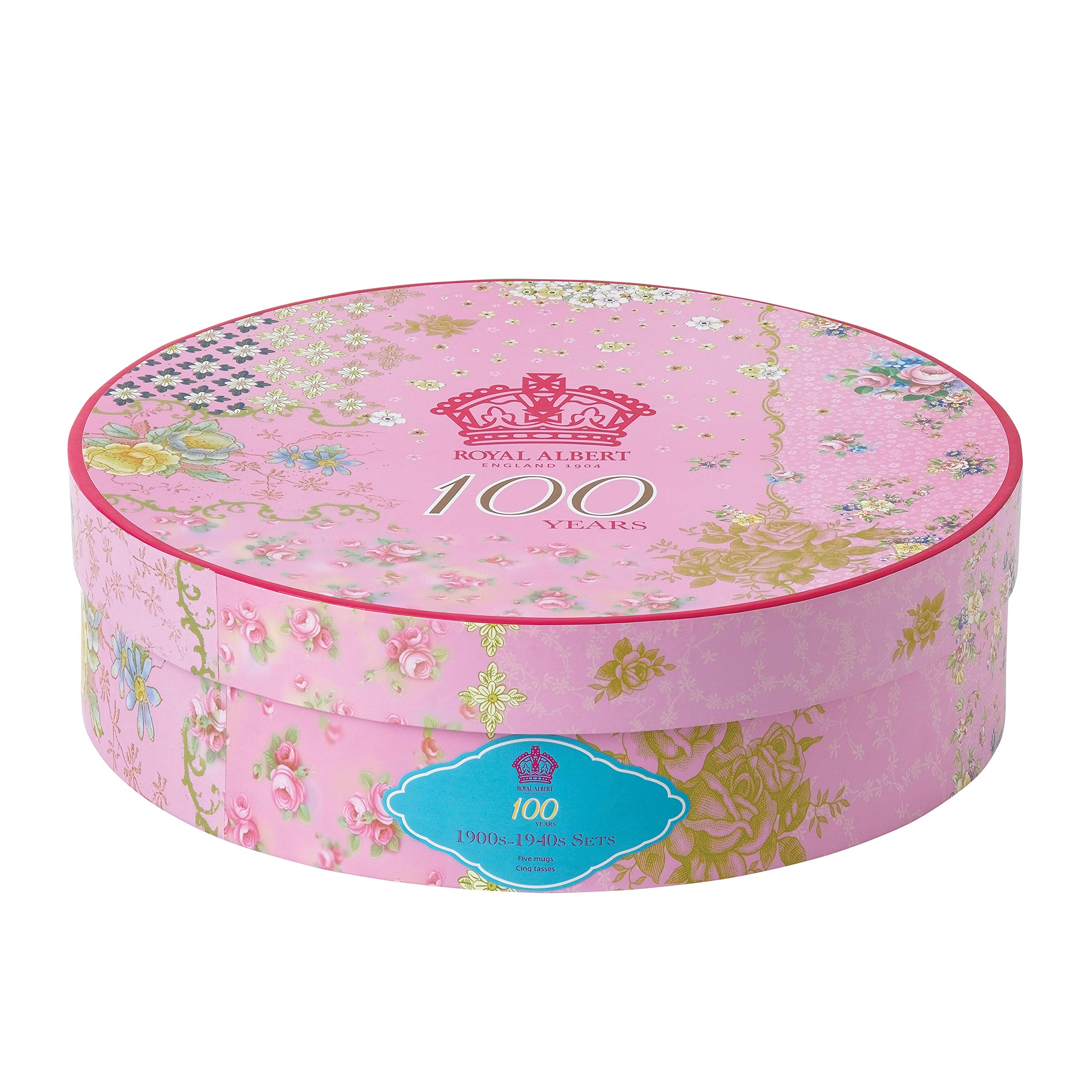 Royal Albert 100 Years 1900-1940 5-Piece Mug Set