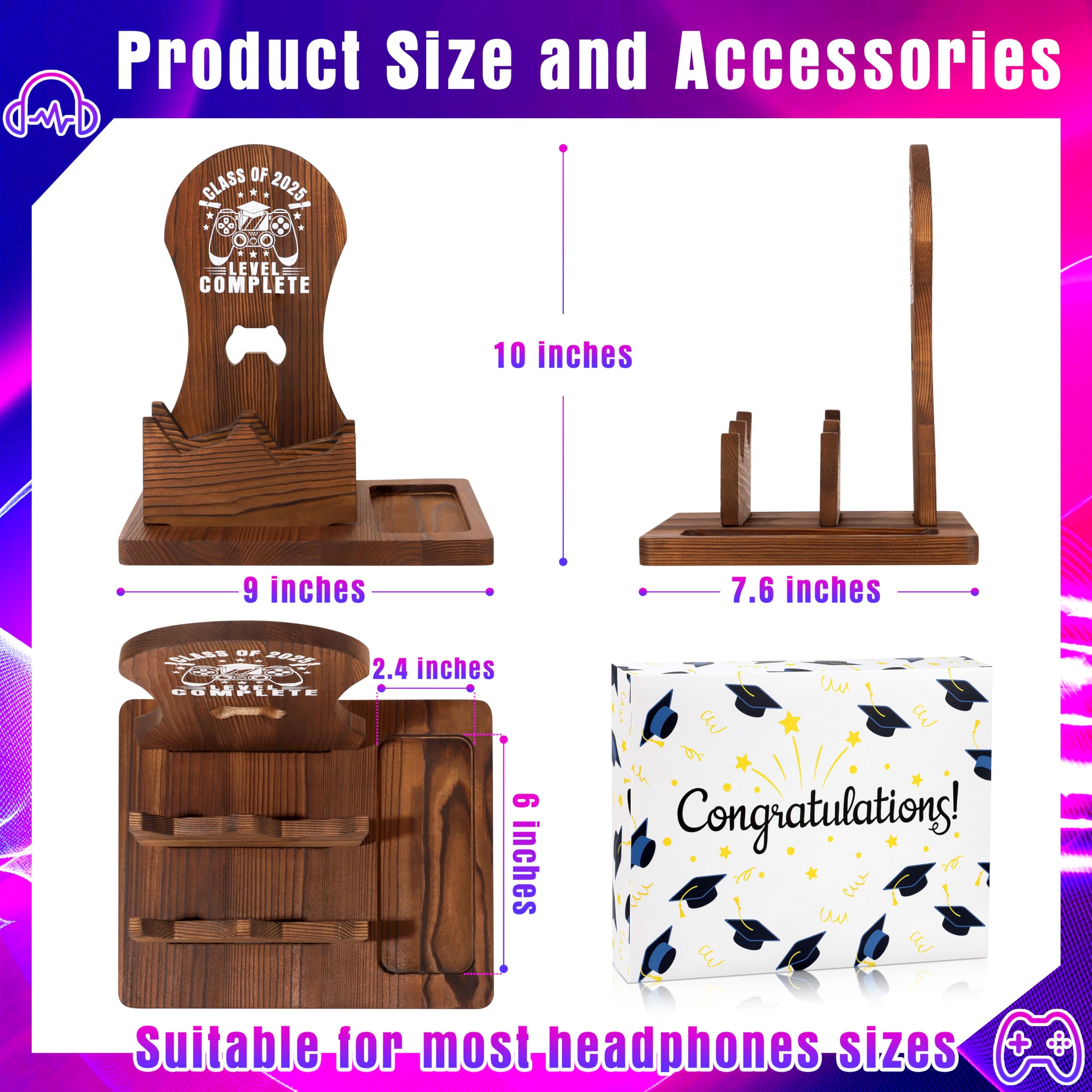JSENGIFT Graduation Gifts for Him 2025, College Graduation Gifts for Men, Class of 2025 Graduation Gifts, Master Degree Phd Grad