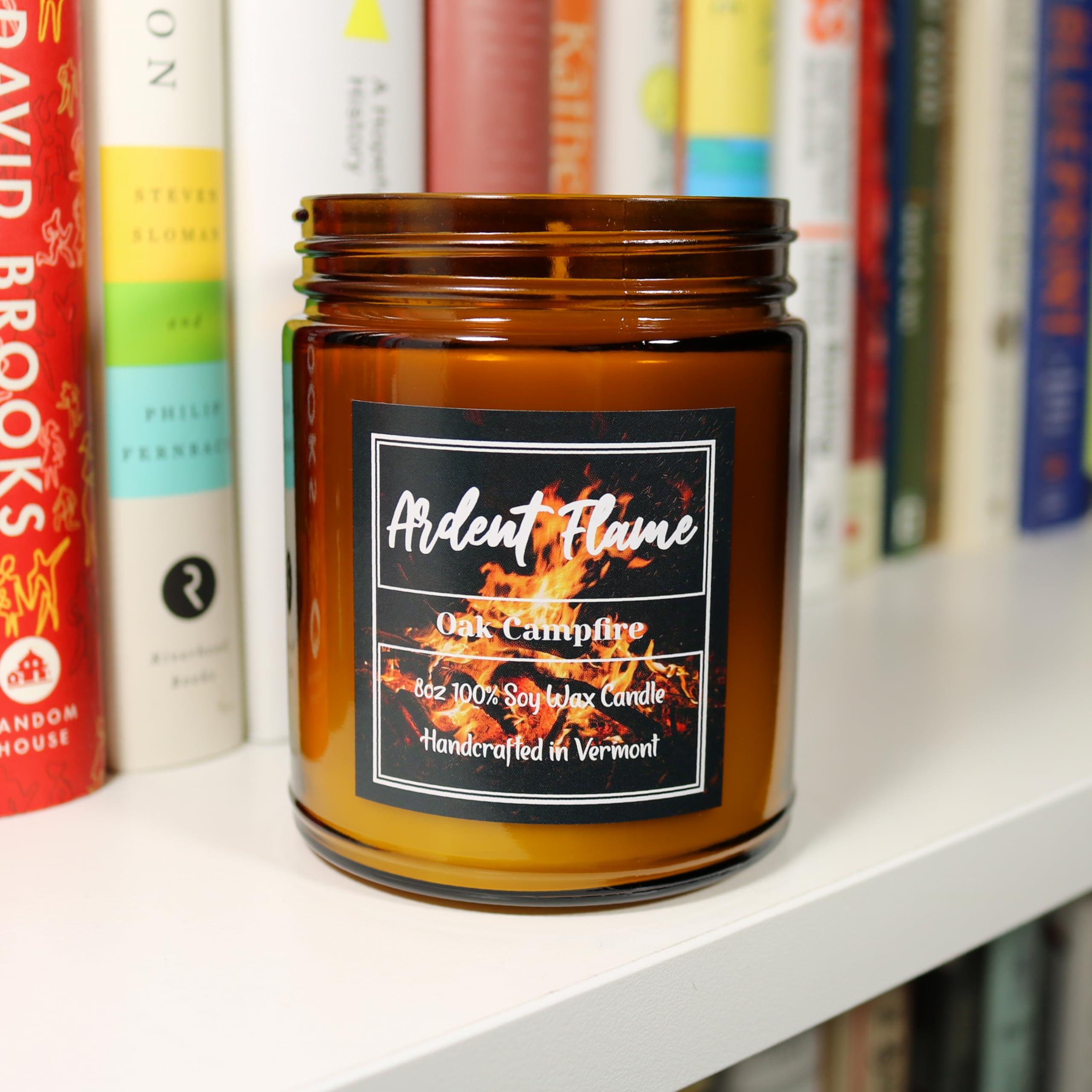 Ardent Flame Candles | Oak Campfire | 100% Natural Soy Wax Candle for Home Decor | Highly Scented | Premium Fragrance | Handmade