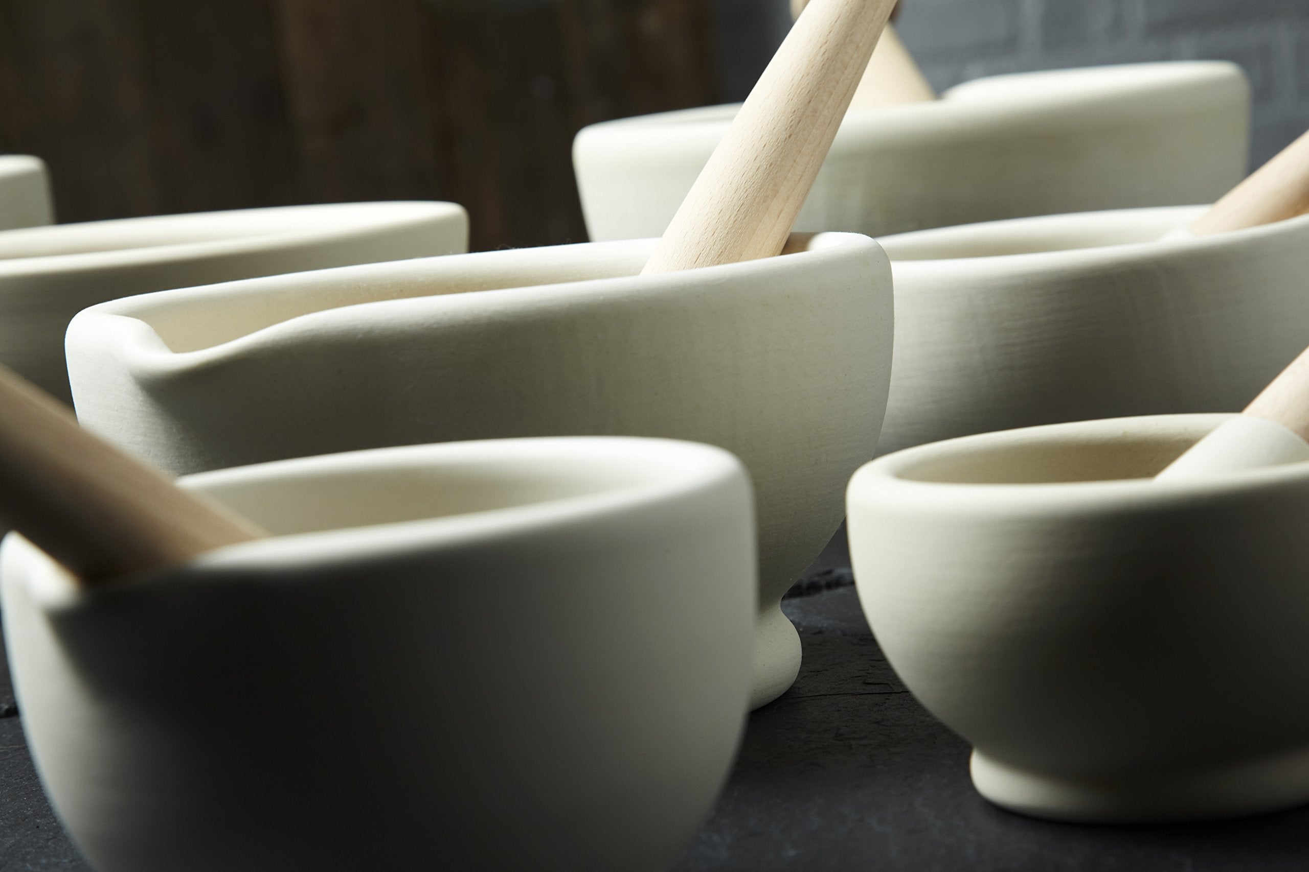 Milton Brook Range Unglazed Mortar & Pestle, 6-Inch