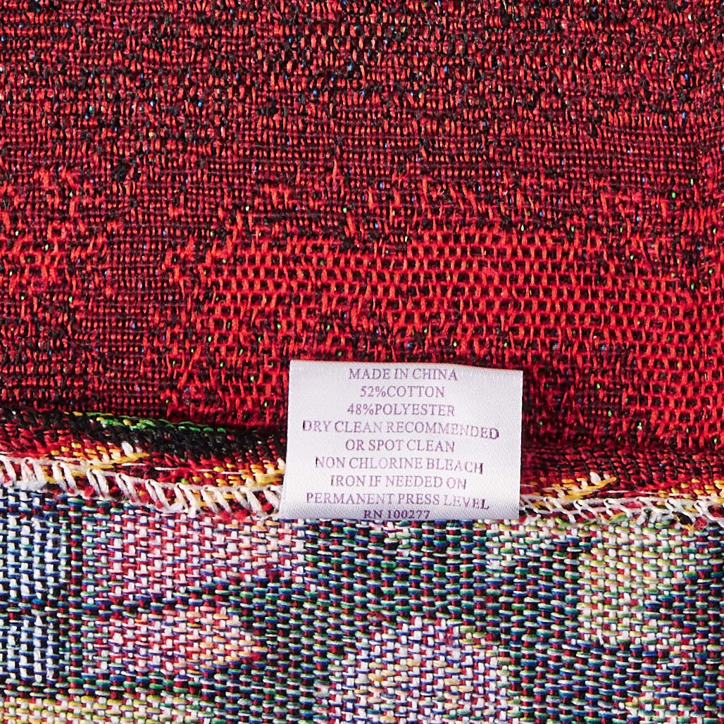 Violet Linen Fall Harvest Collection - Tapestry Scarecrow Pumpkins Autumn Leaves And Sunflowers Design - 13'' X 70'' Table Runne