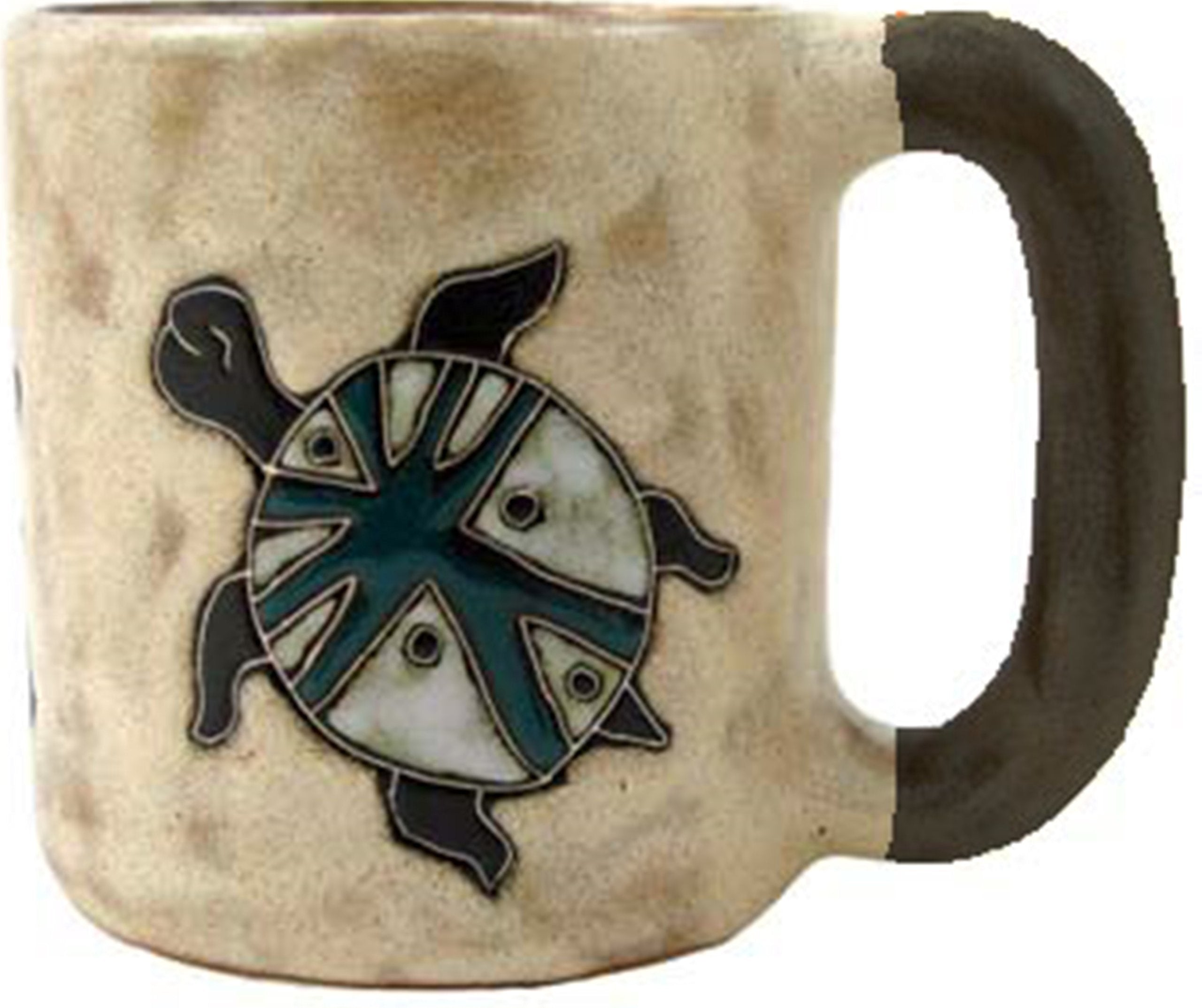 Mara Stoneware Mug - 16 oz Tortoises - Durable Stoneware, Model 510T1