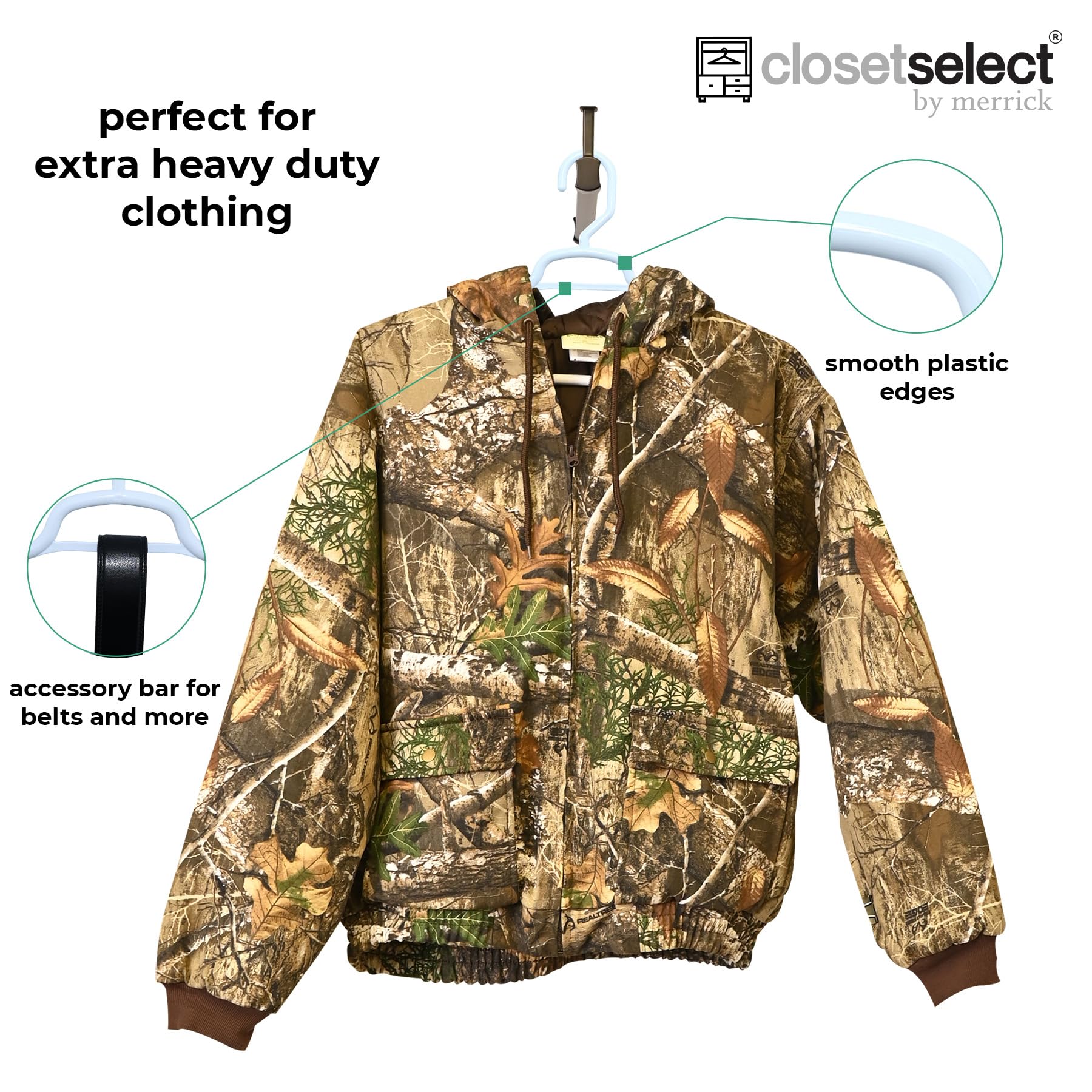 19'' Xl Plastic Hangers, Giant Heavy Duty Hanger, Merrick, Xl Hanger, 36