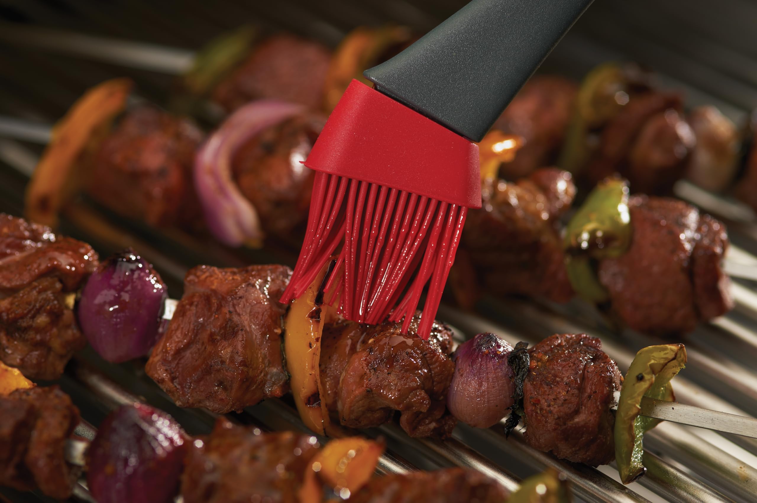 Grillpro 46074 Stainless Steel V-Shaped 15-Inch Grilling Skewers, 4-Pack