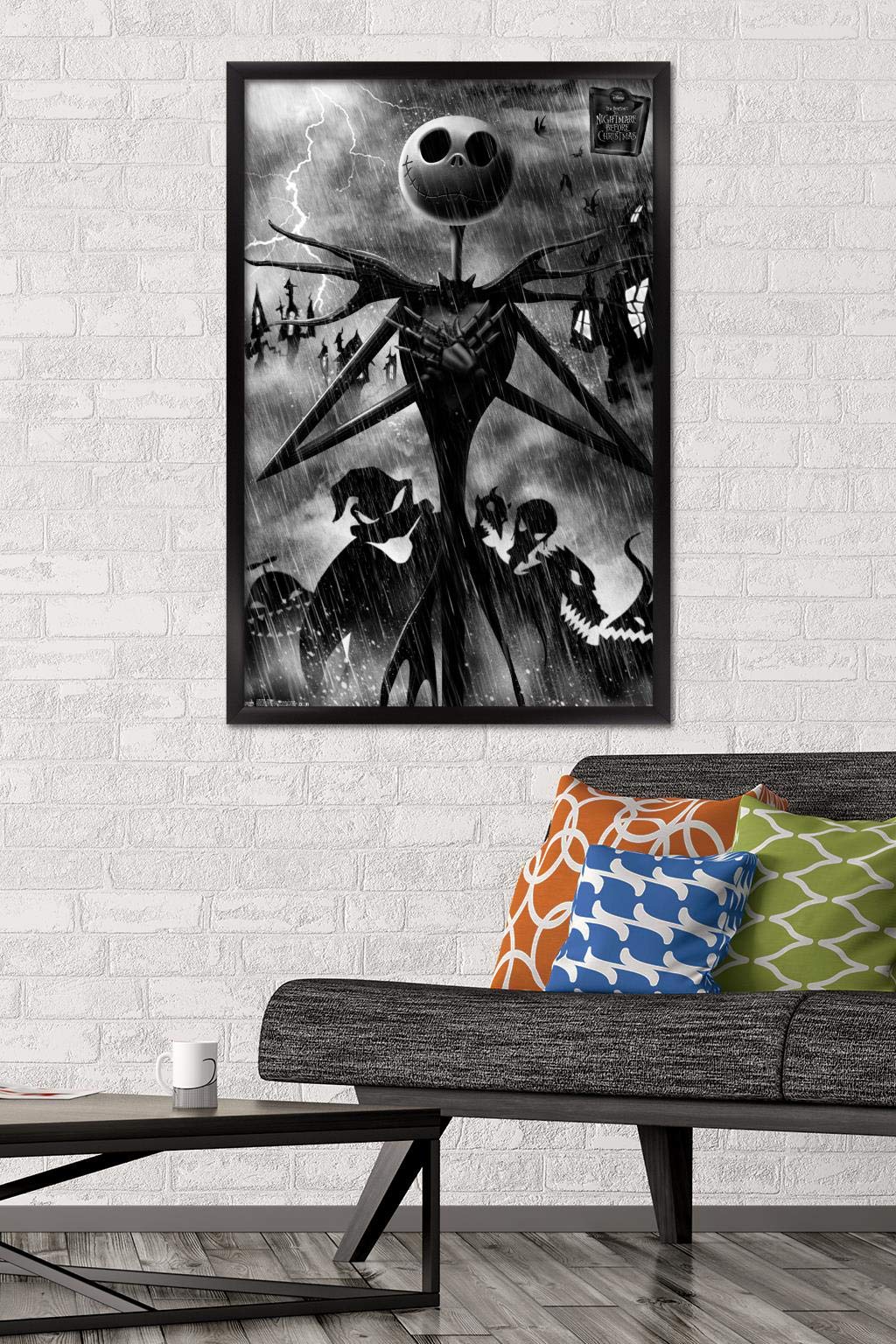 Trends International Wall Poster The Nightmare Before Christmas Shadows, 22.375 X 34