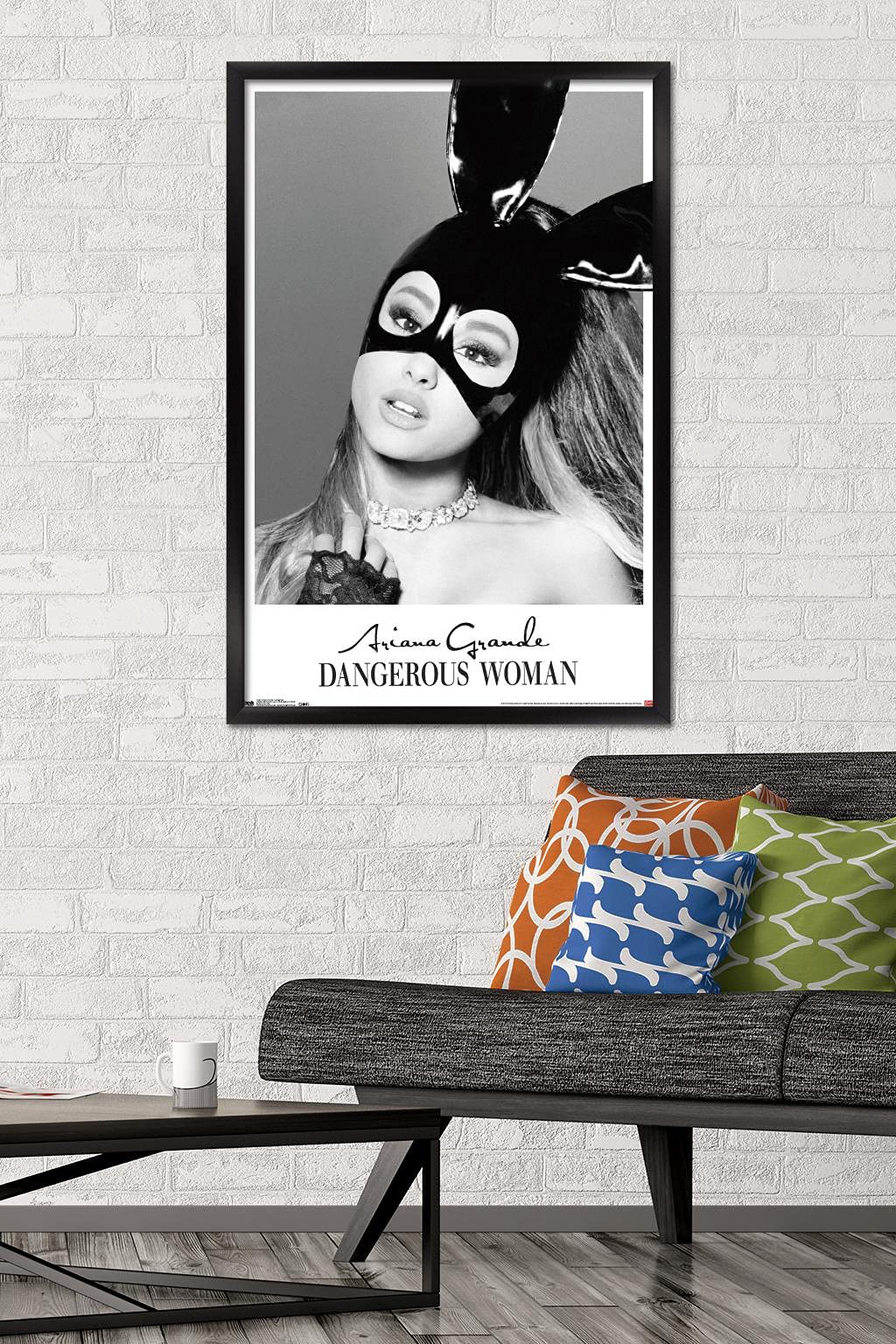 Trends International Ariana Grande - Dangerous Wall Poster, 22.375'' X 34'', Black Framed Version