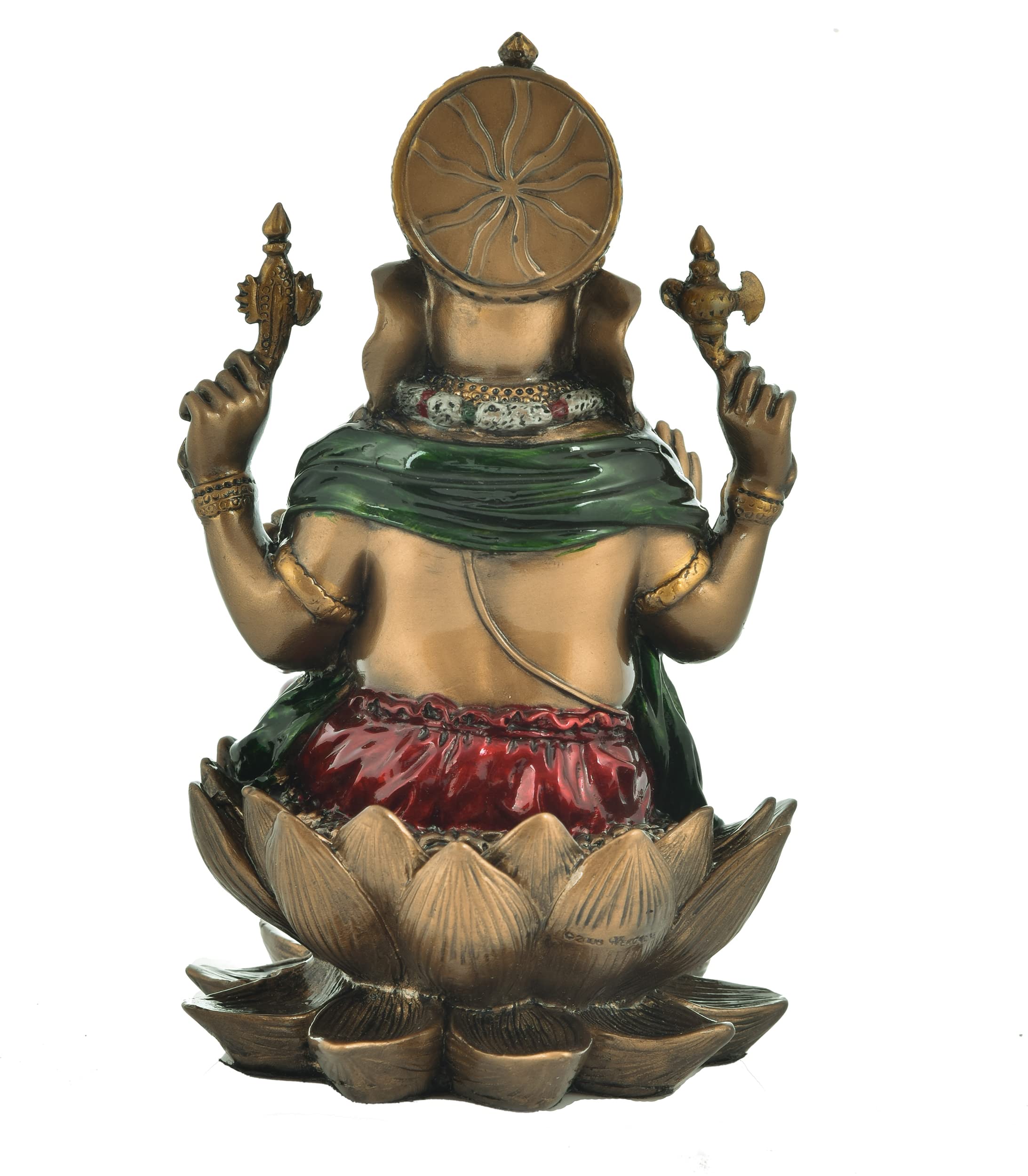 Archna Handicraft Polyresin Lord Ganesha Statue For Pooja Lord Ganesh Murti Idol For Home And Office Decor (7 X 3 Inch)