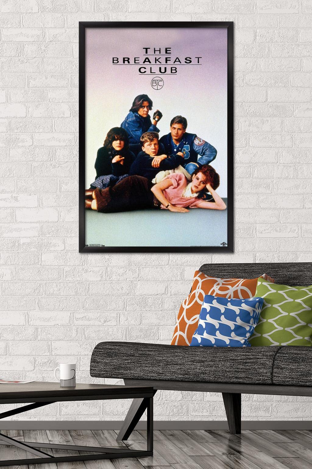 Trends International The Breakfast Club - One Sheet Wall Poster, 22.375'' X 34'', Black Framed Version