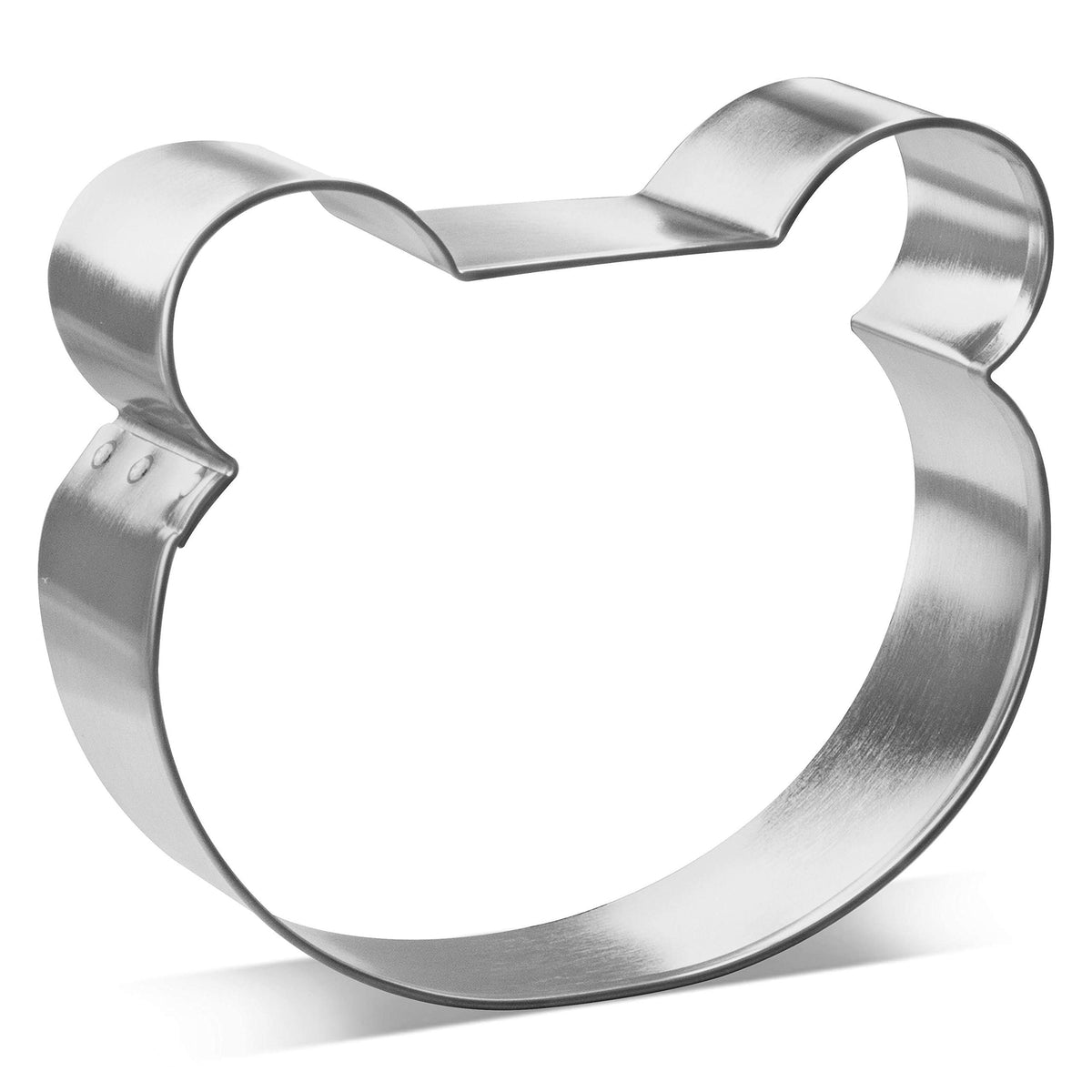 Cookiecuttercom Brand Frog Face Cookie Cutter 3.5Inch -Tin Plated Steel Cookie Cutters - Frog Face Cookie Mold