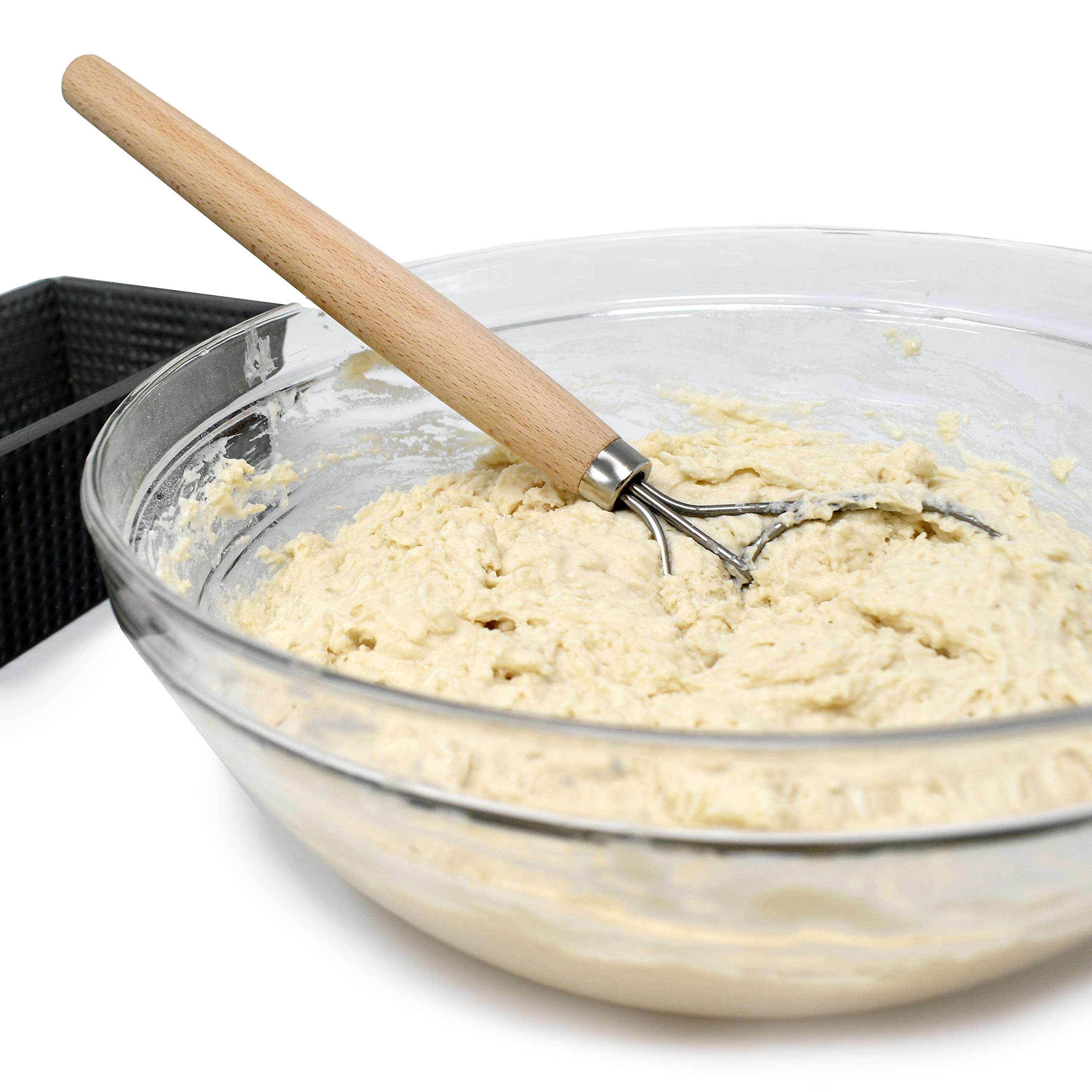 Norpro Scandinavian Dough Whisk 12'' X 3.25'' X .88''