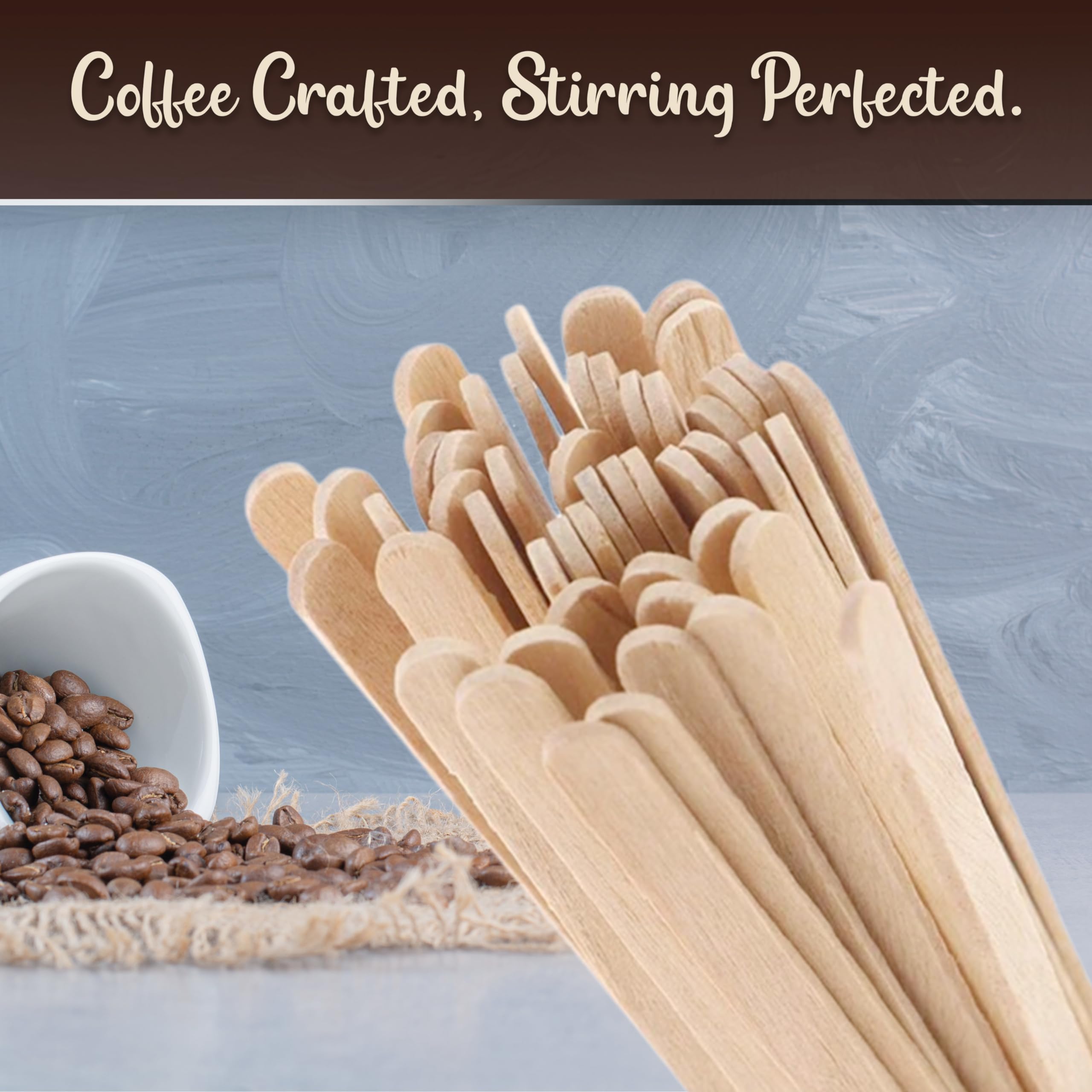 Perfect Stix Wooden Coffee Stirrer Stick, 7-1/2'' Length (Pack Of 1,000)
