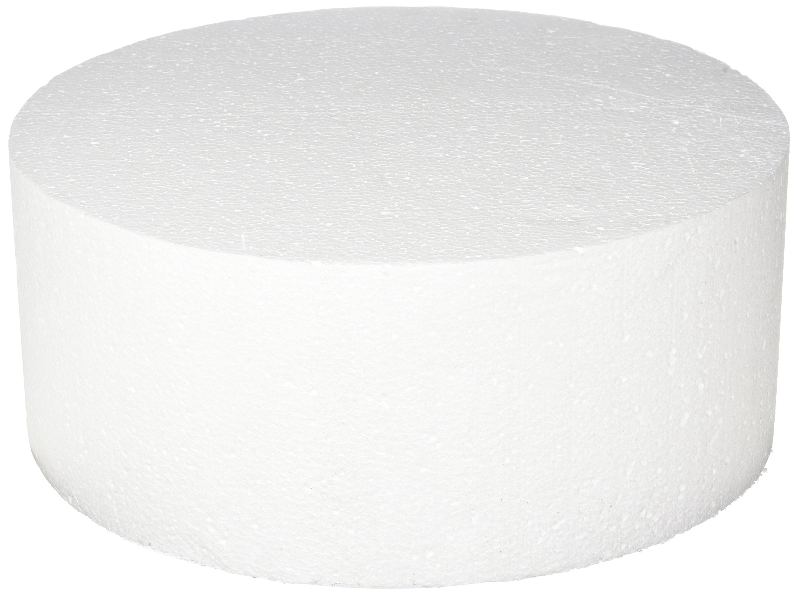 Oasis Supply Dummy Round Cake, 12 x 5, White