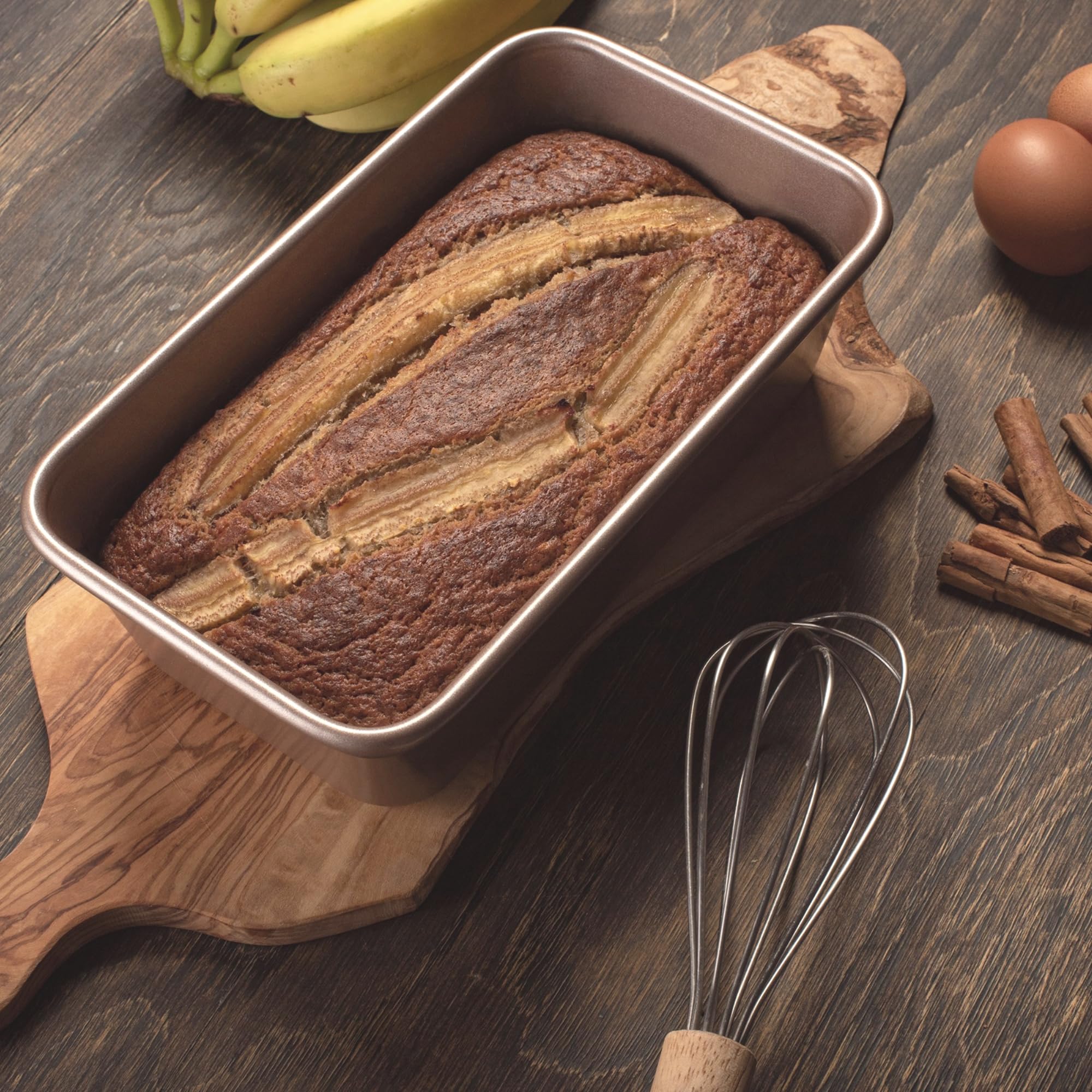 Happiels Non-Toxic Nonstick Loaf Pan 9X5Inch 1Lb Premium Quality Bread Pan - Easy To Clean, Premium Quality, Durable Bread Tin B