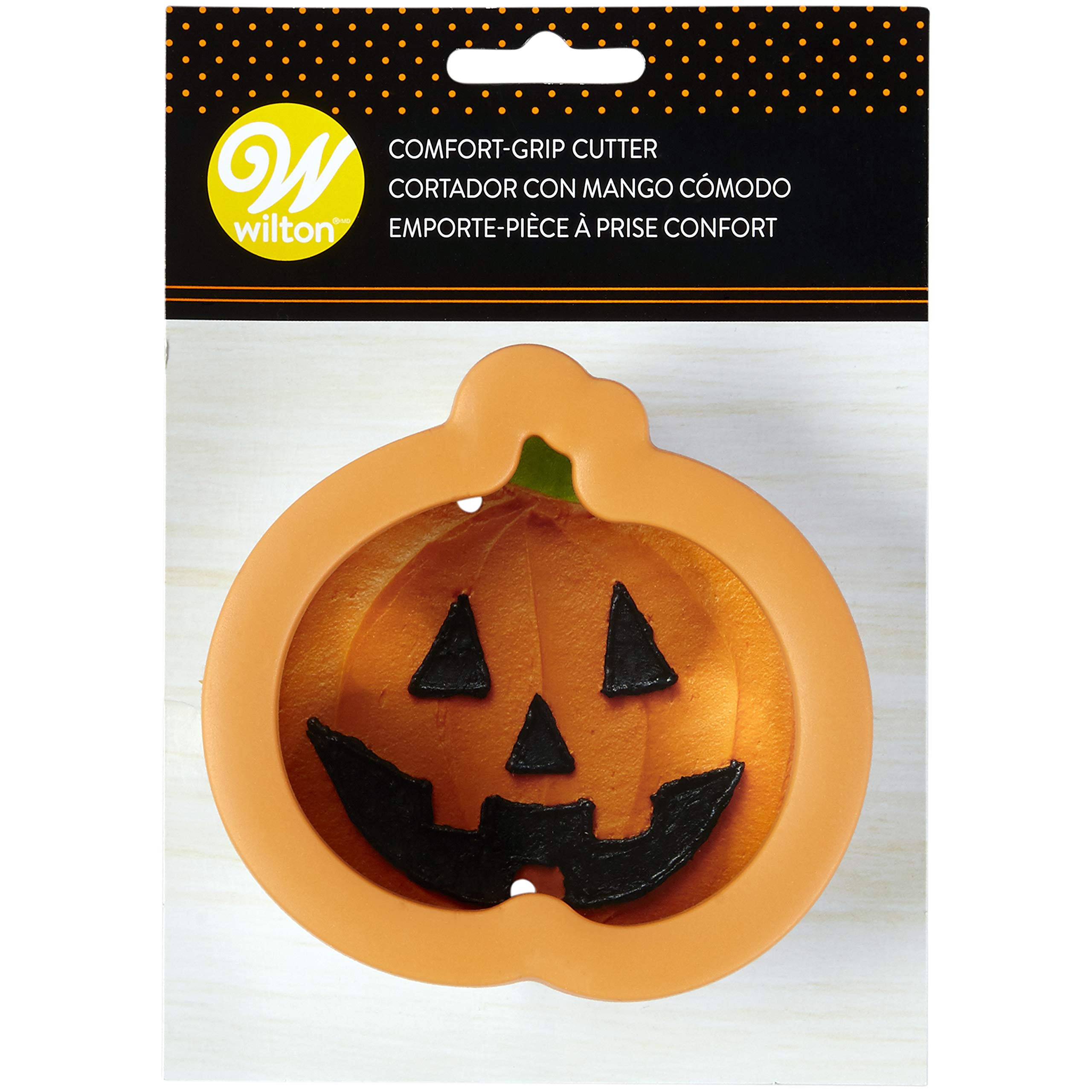 Comfort-Grip Cookie Cutter 4''-Pumpkin