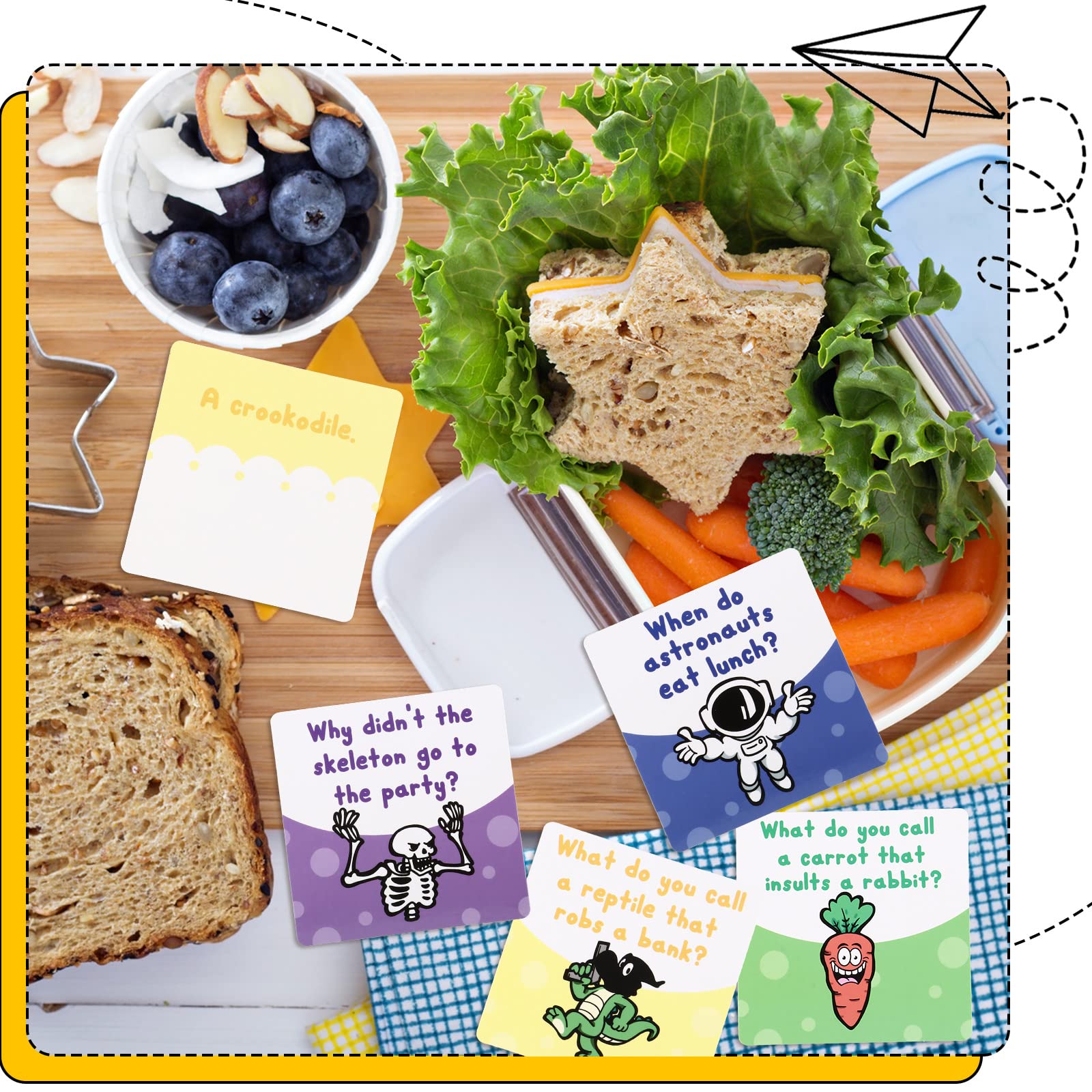 Teling 150 Lunch Box Jokes For Kids Lunchbox Notes For Kids Motivational Funny School Lunch Notes Lunch Jokes Notes For Schools,