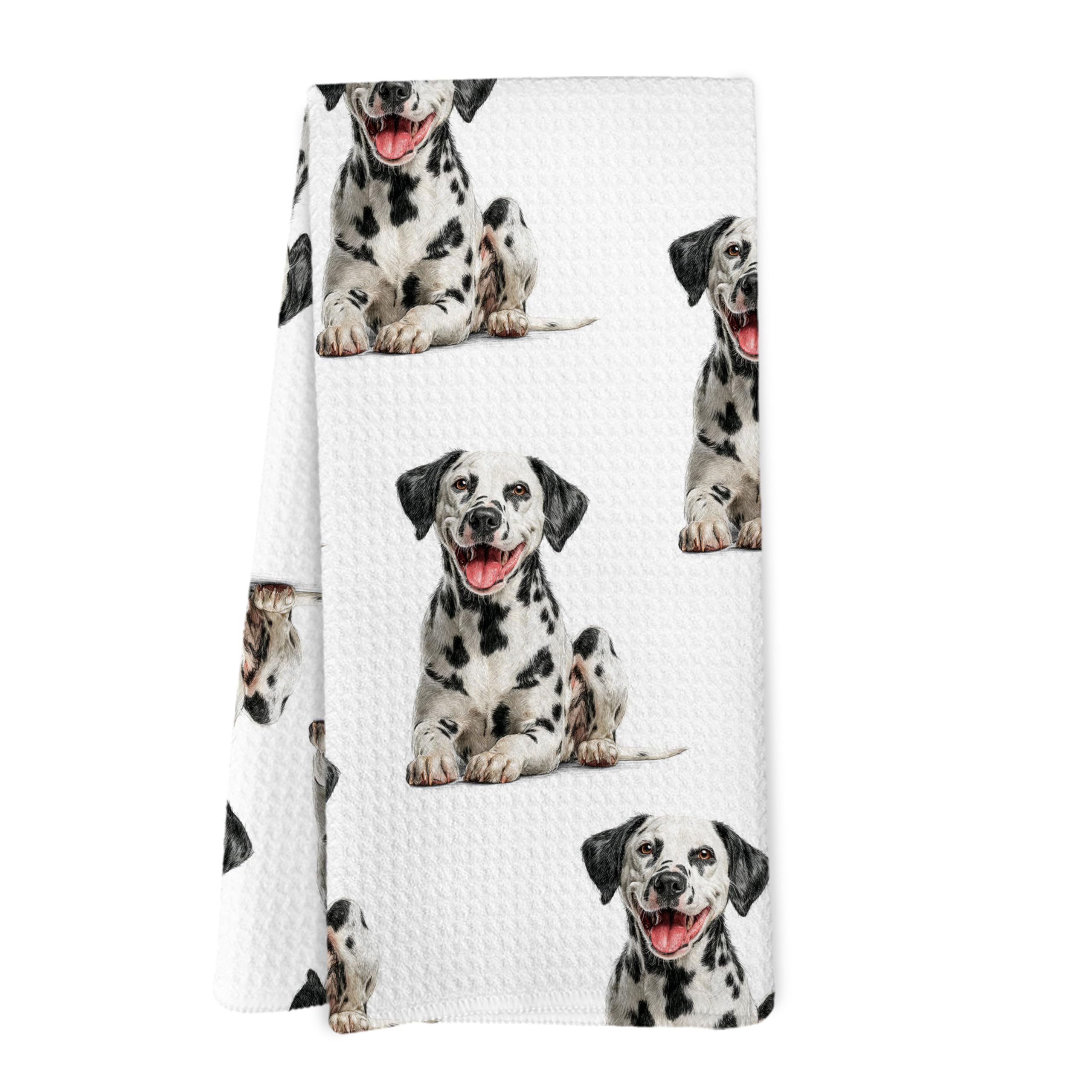 Yorhifa Dalmatian Gifts Kitchen Towels, Dalmatian Dog Gifts for Women Men Dish Tea Towels for Kitchen Bathroom Decor, Dog Lover 