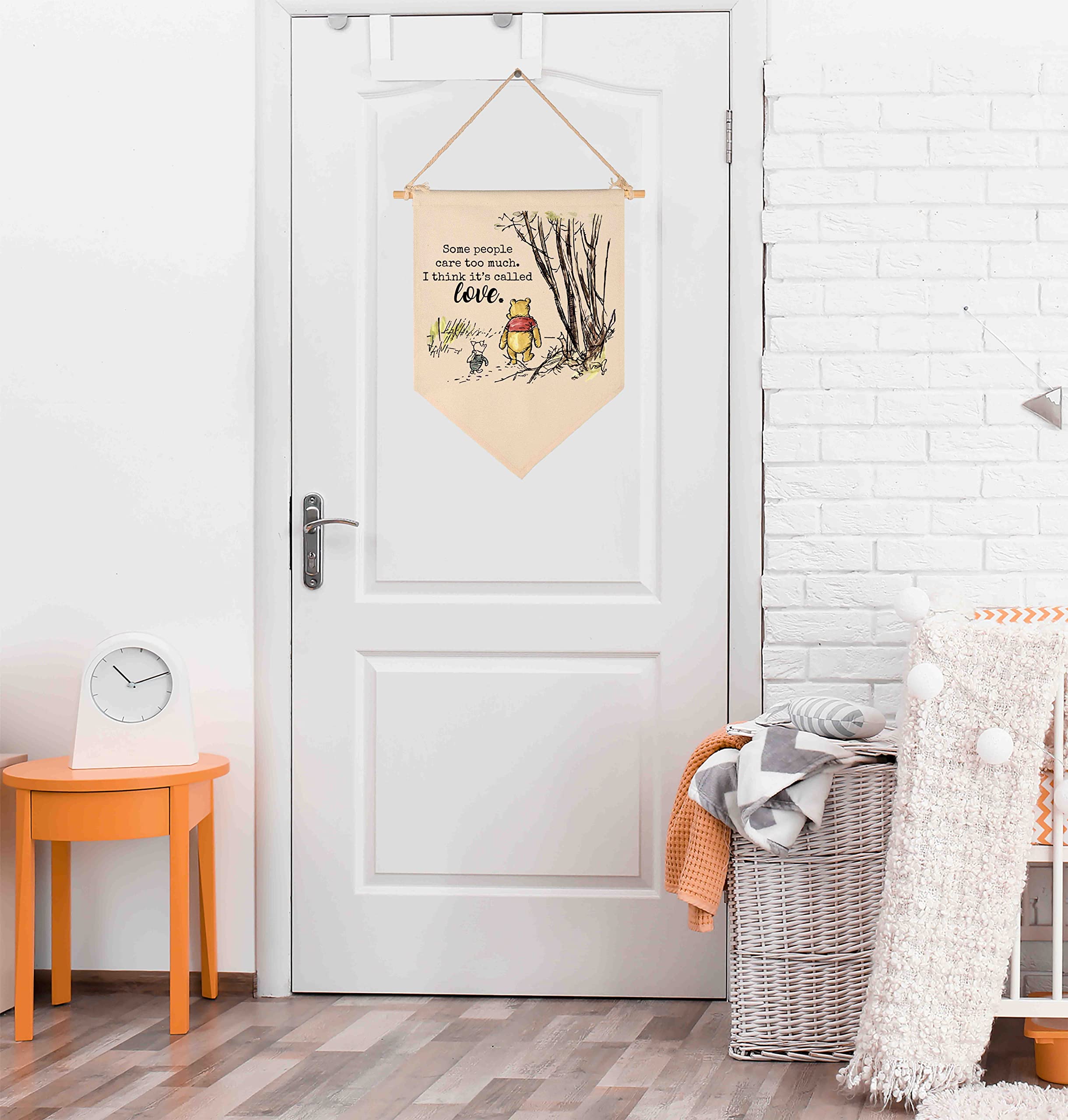 Some People Care Too Much-Christmas Birthday Party Bunting-Baby Gift Shower-Winie Wall Flag Decor Gift The Pooh-Banner Sign Gift