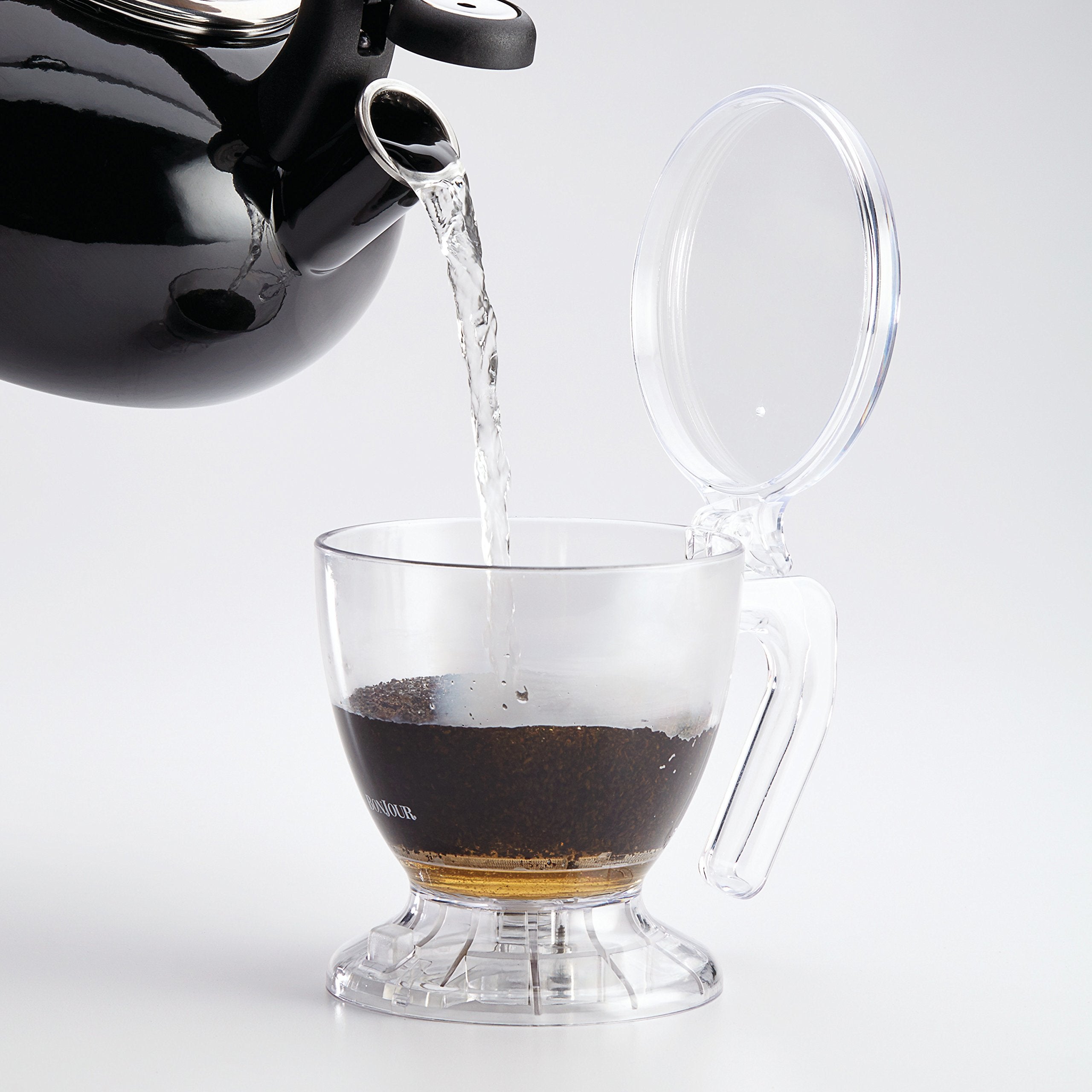 Bonjour Coffee & Tea Smart Brewer, 19.5 Ounce, Clear
