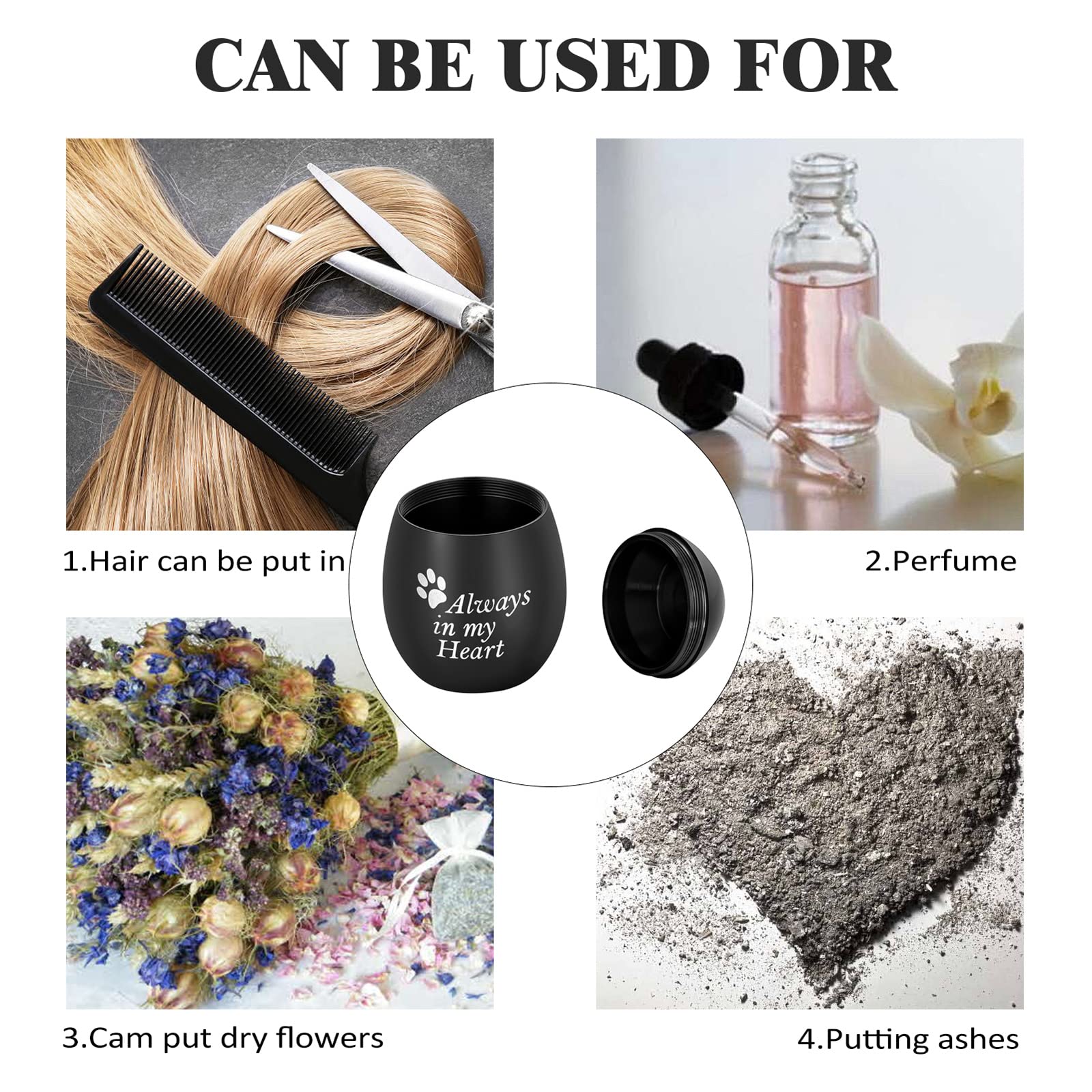 AIWENXI Small Urns Cremation Keepsakes for Ashes- Super Mini Cremation Urns for Human or Pet Ashes Urns Stainless Steel Memorial