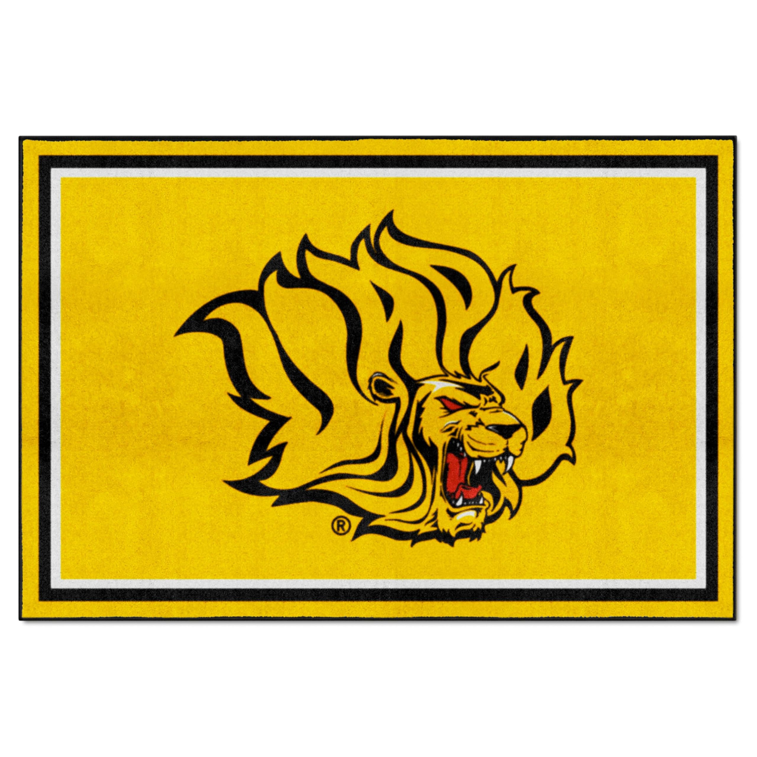FANMATS 18719 NCAA University of Arkansas at Pine Bluff 5x8 Rug, Team Color, 5 inches x 8 inches