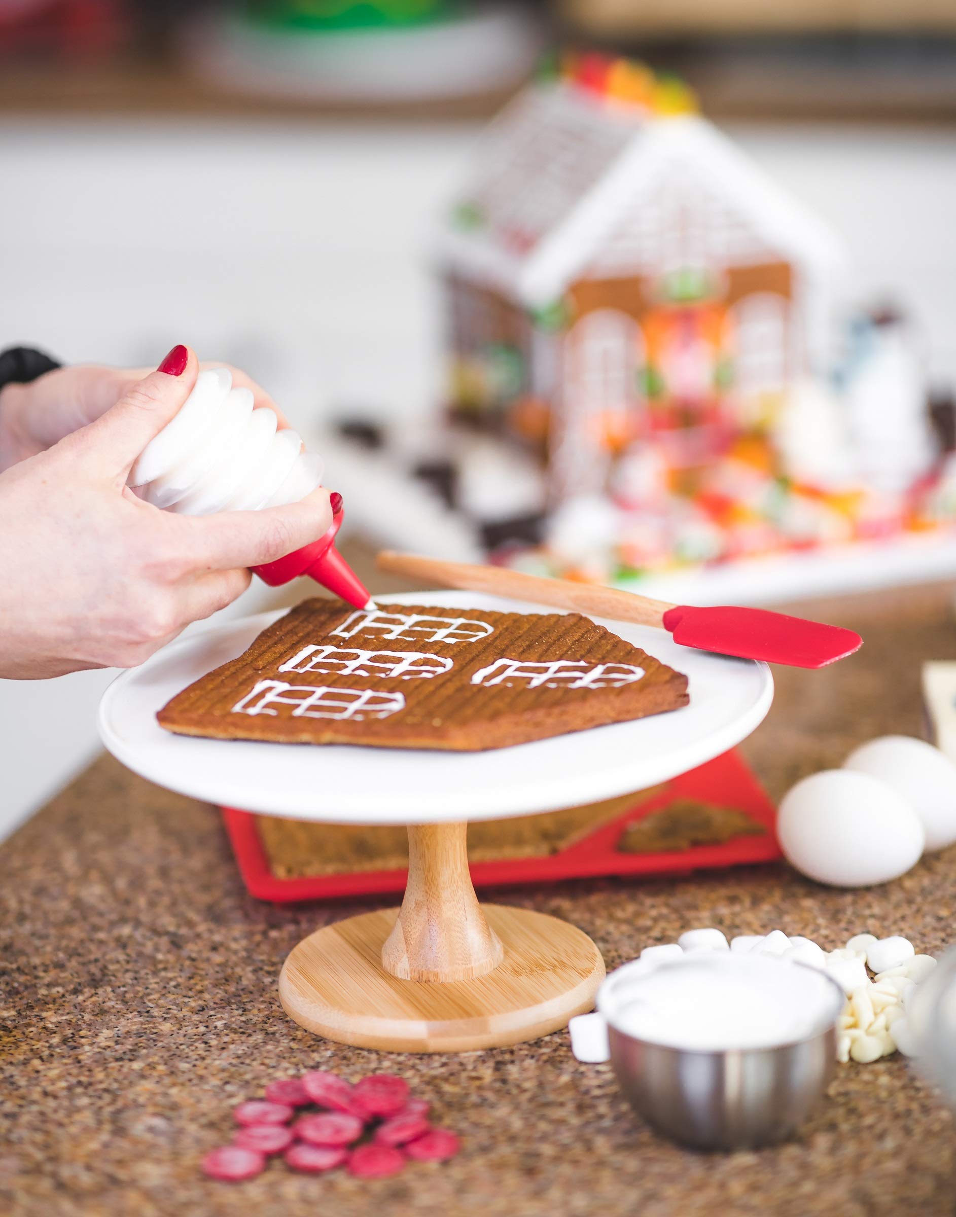 Handstand Kitchen Gingerbread House 5-Piece Real Baking Set With Recipes