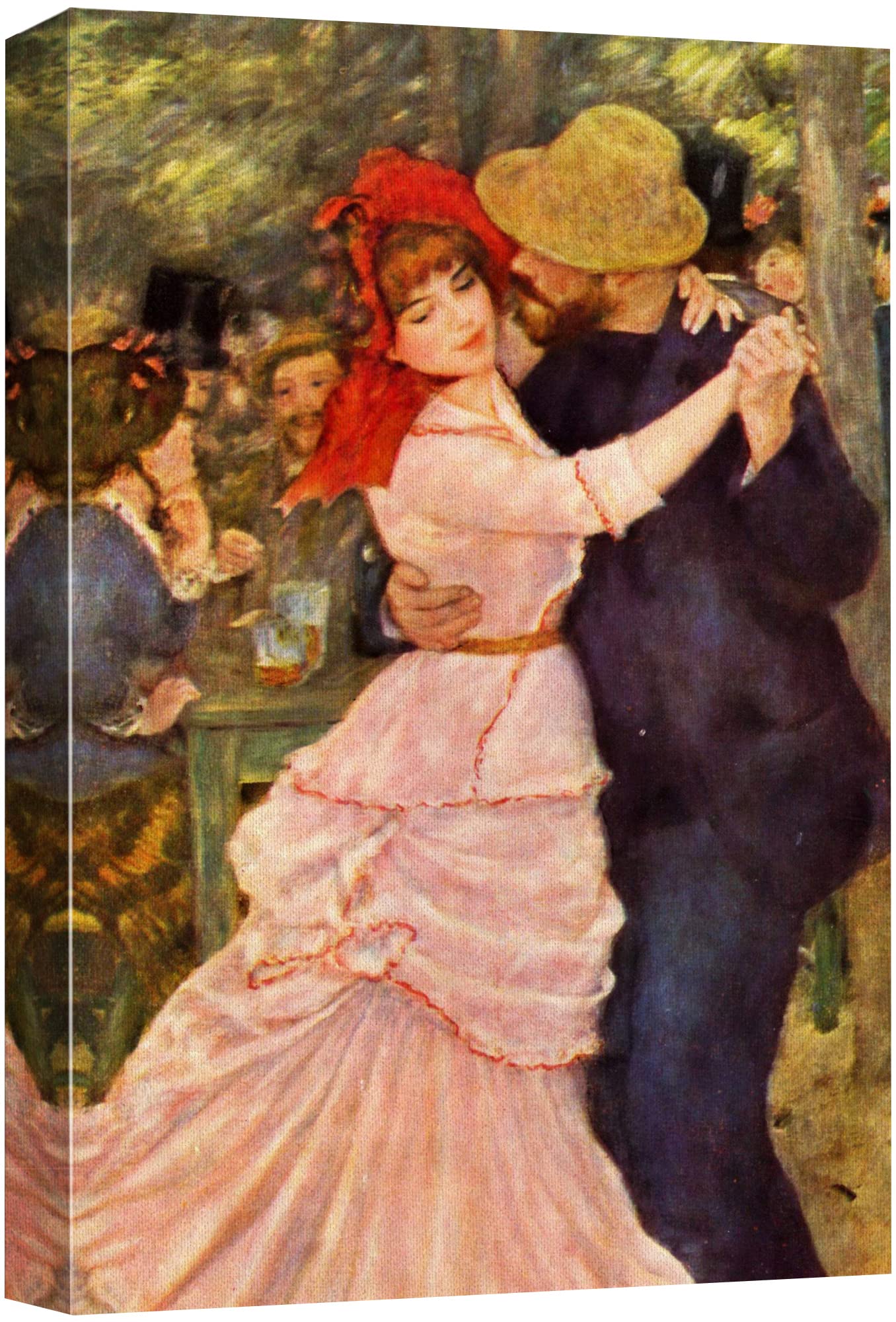Wall26 Canvas Print Wall Art Dance At Bougival By Pierre Renoir People Historic Illustrations Fine Art Traditional Scenic Colorf