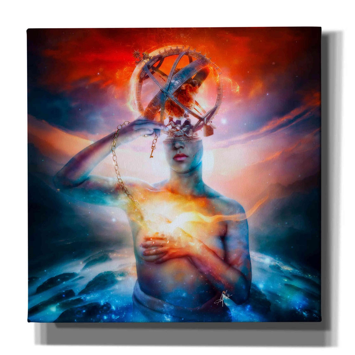 Cortesi Home 'Invisible' By Mario Sanchez Nevado, Canvas Wall Art, 26'' X 26''