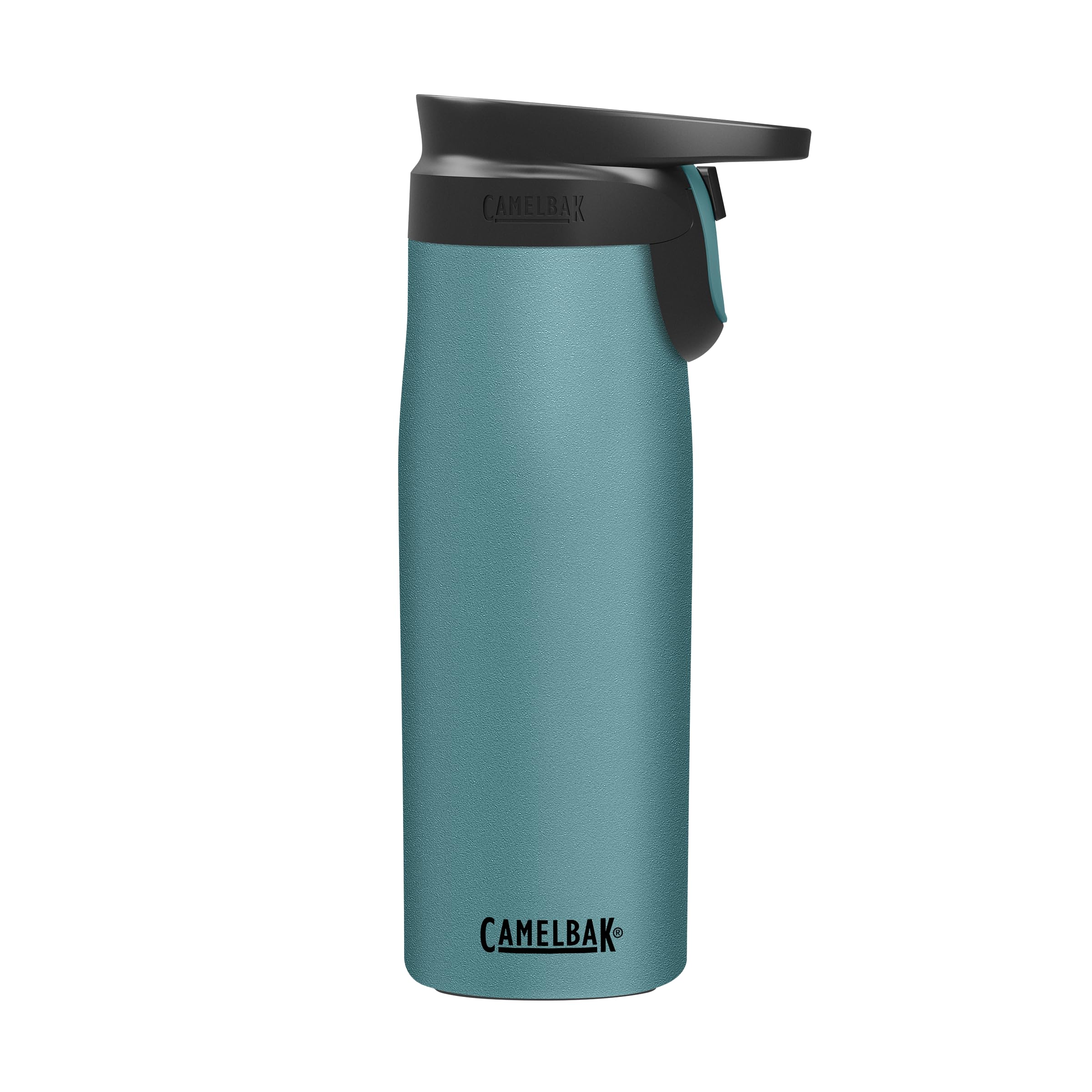 CamelBak Forge Flow Coffee & Travel Mug, Insulated Stainless Steel - Non-Slip Silicon Base - Easy One-Handed Operation - 20oz, L