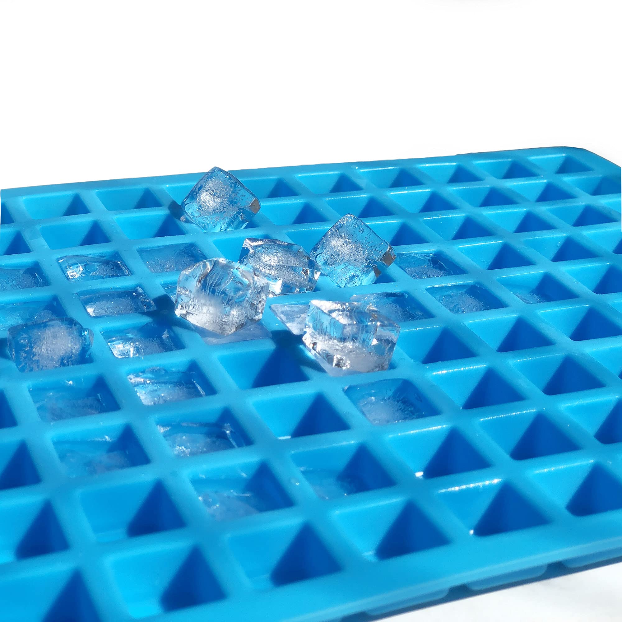 X-Haibei Small Square Ice Cube Jello Candy Chocolate Making Silicone Thicker Mold Soap Supplies 0.1Oz Per Cell Random
