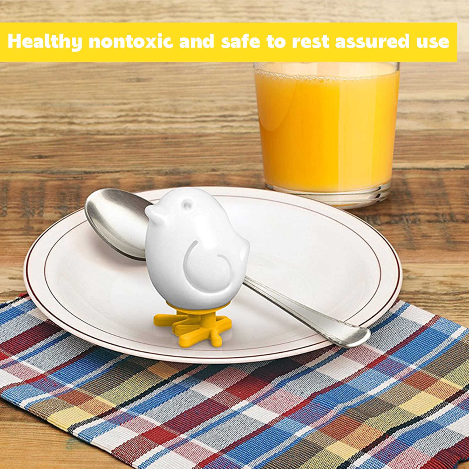 Cute Chicken Egg Mold Boiled Egg Shaper Boiled Egg Mold, Kawaii Egg Tool Chicken Shape, Cute Cartoon Chick Shape Egg Moldfor Chi
