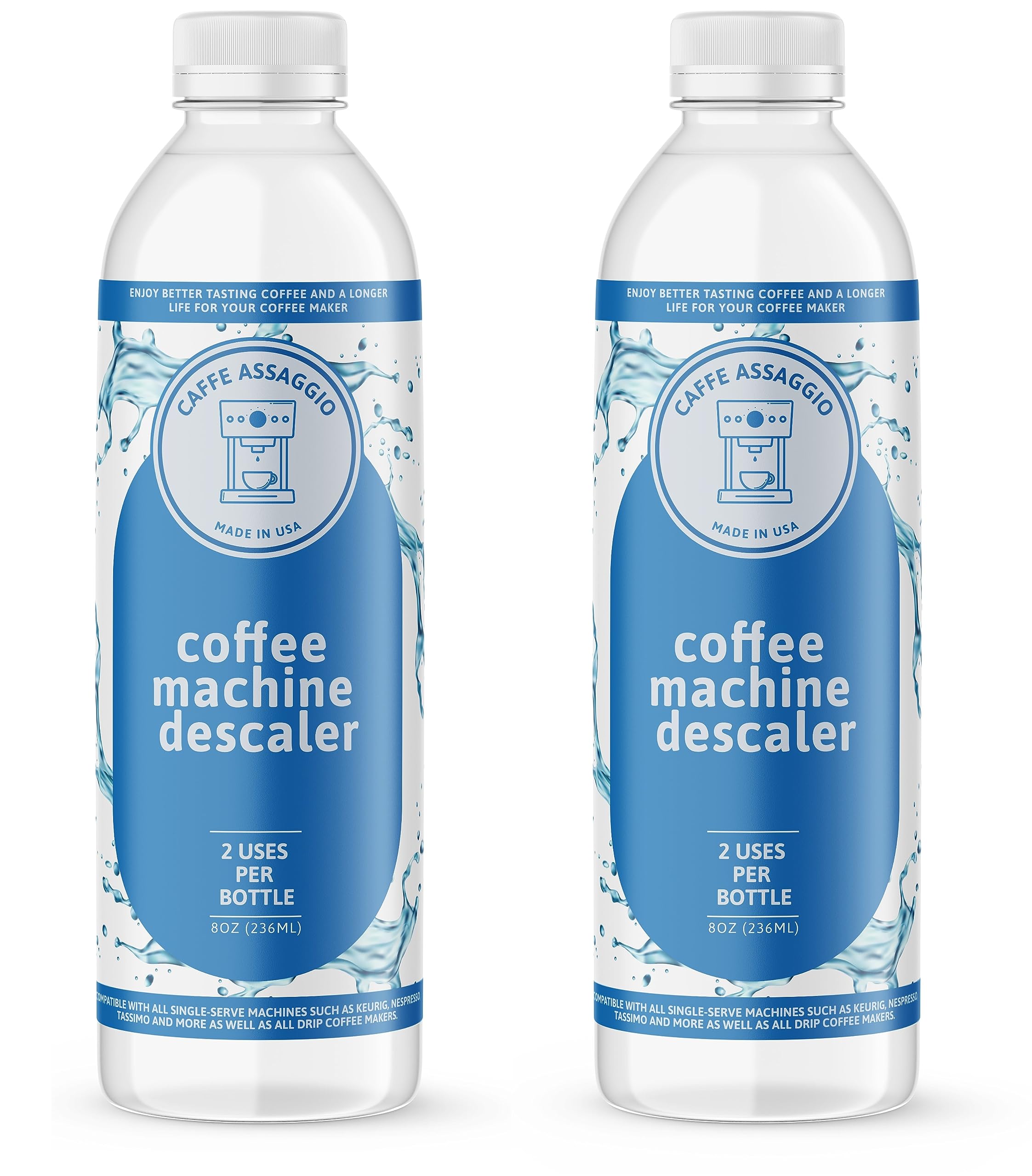 Descaling Solution (4 Uses) Universal Coffee Machine Descaler For Keurig Coffee Machines, Descaler For Nespresso Coffee Machine
