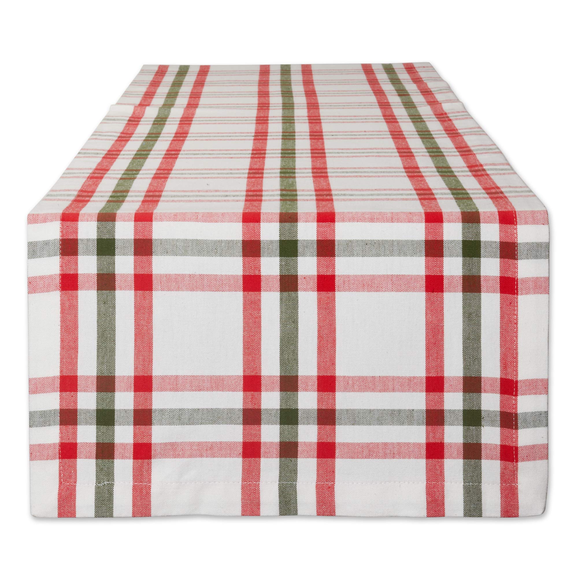 Dii Jolly Christmas Tree Collection Holiday Table & Kitchen D  Cor, Table Runner, 14X108, Christmas Plaid