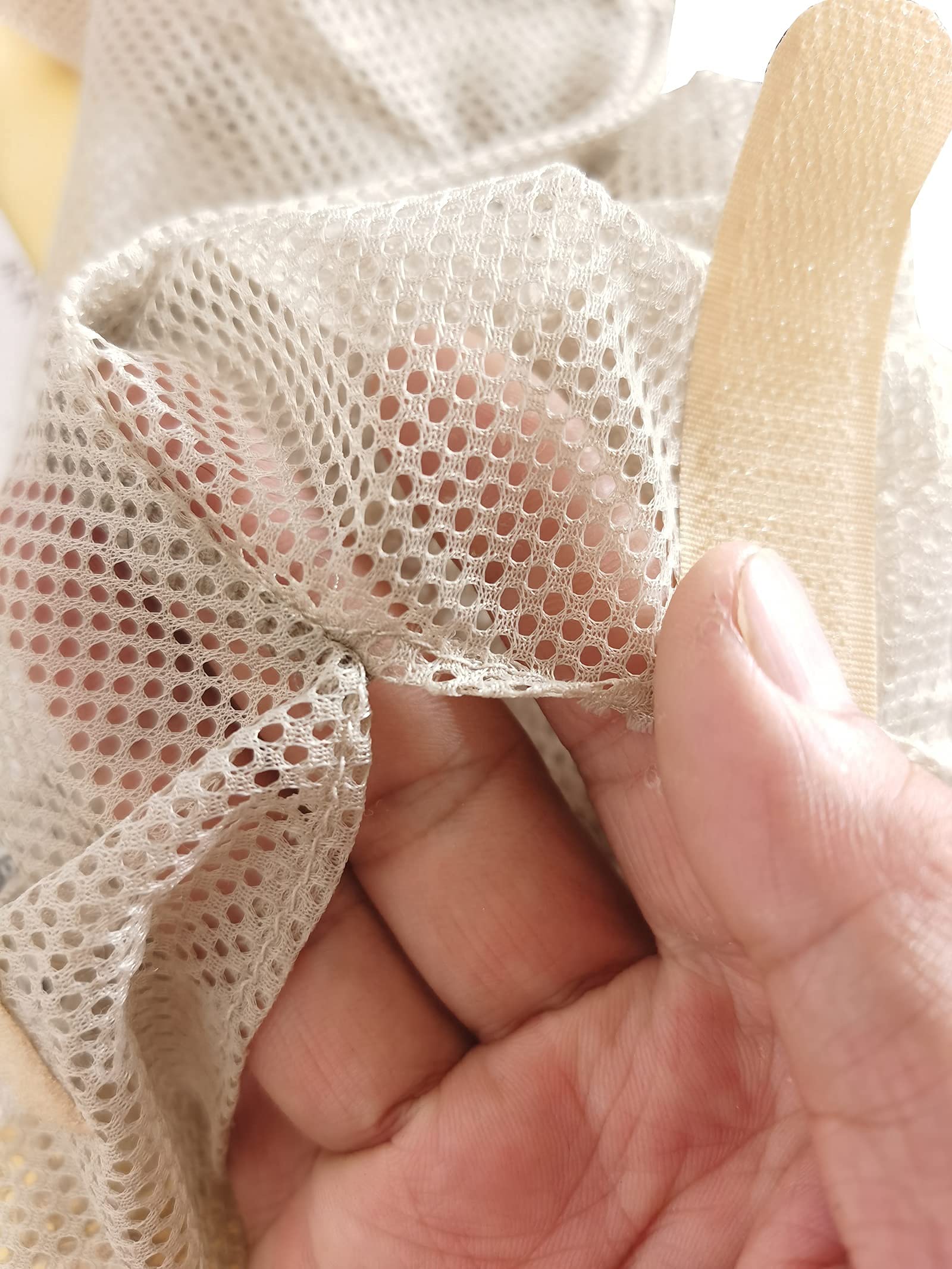 Shuyue Hanging Mesh Bags Storage Potatoes Onion Garlic Net Bags Long And Large Net Produce Bags Fruit Veggies Green Pepper Or Ga