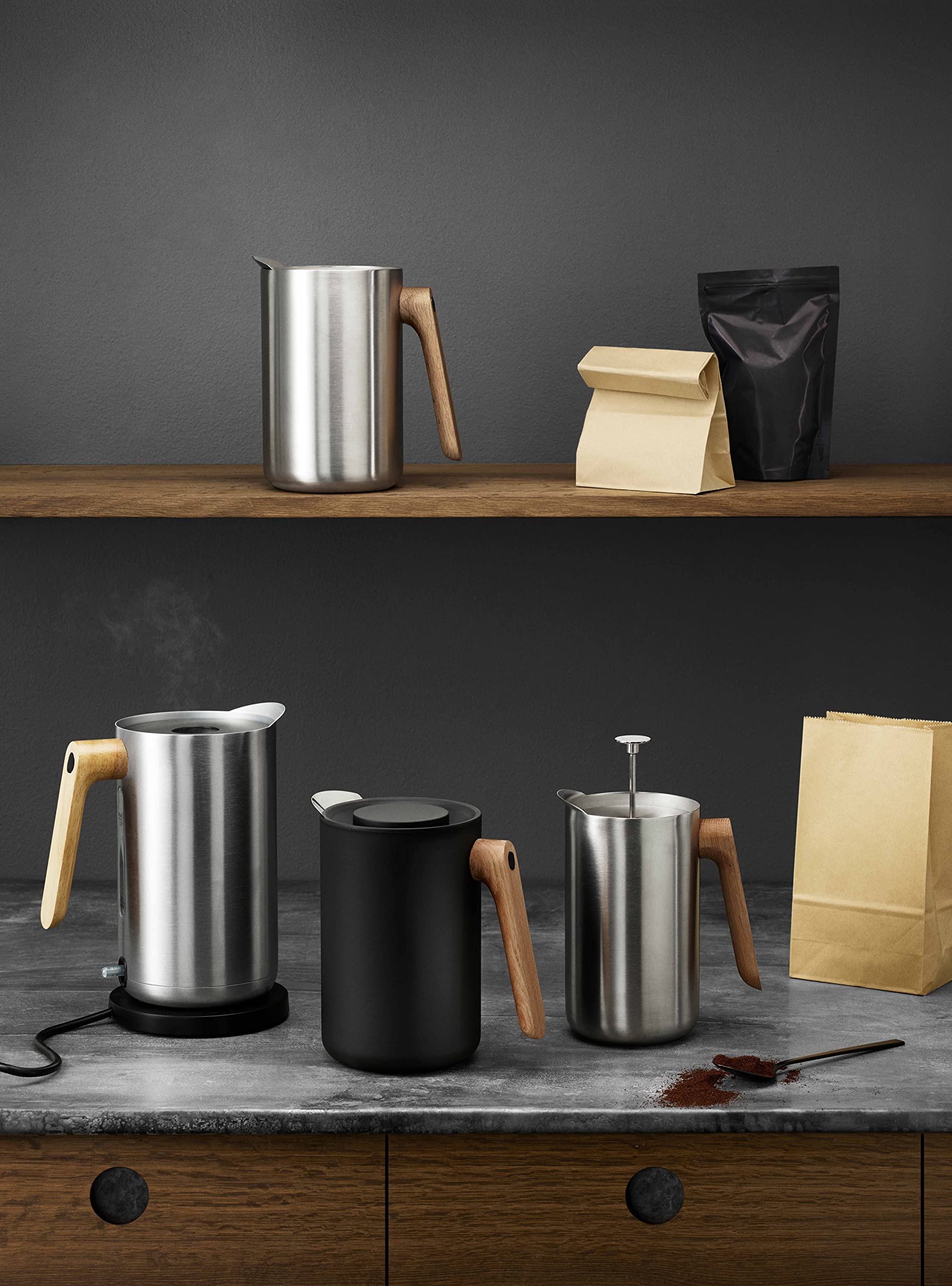 Vacuum Jug 1.0L Nordic Kitchen Stainless Steel