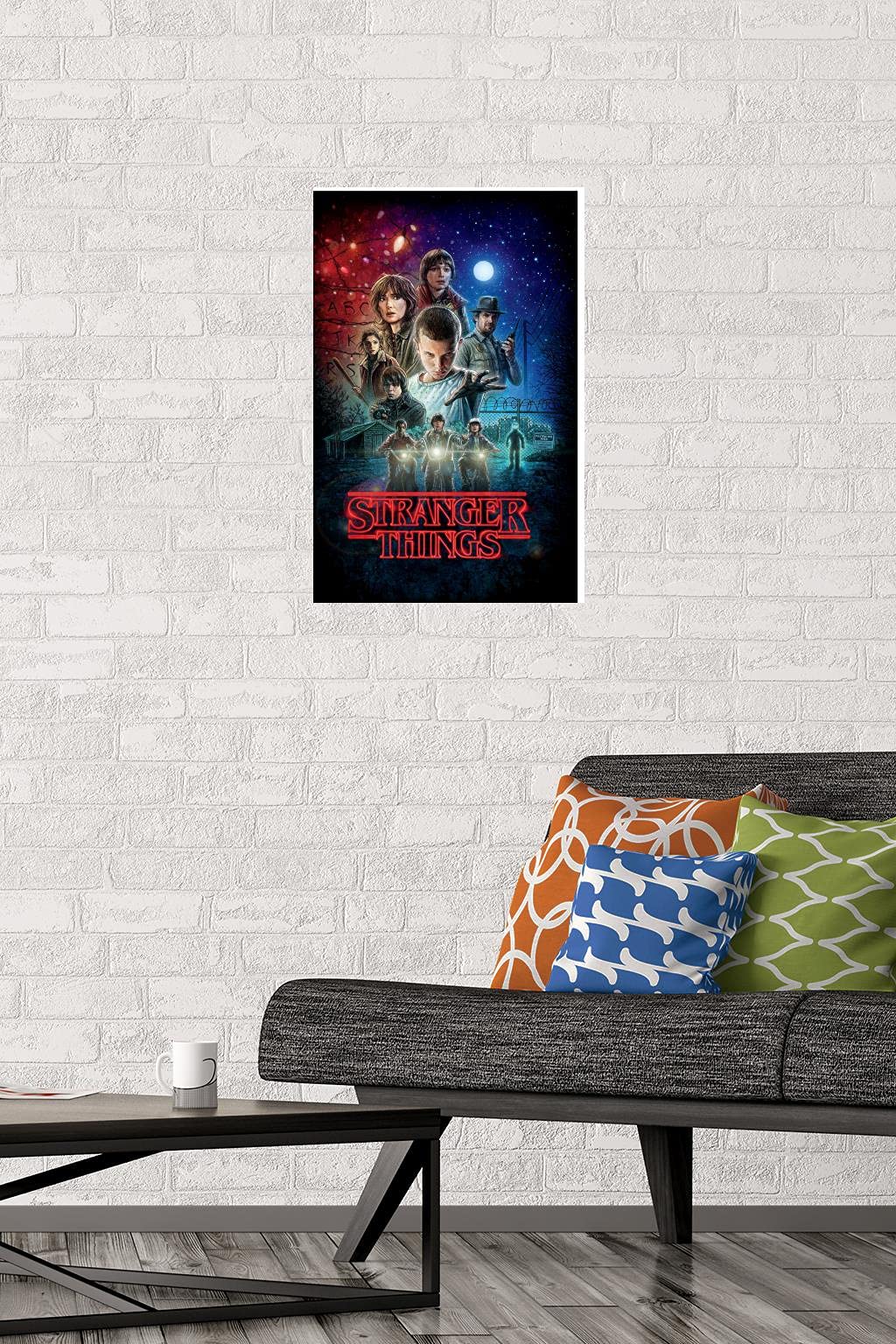 Trends International Netflix Stranger Things - One Sheet Wall Poster, 14.725'' X 22.375'', Multi