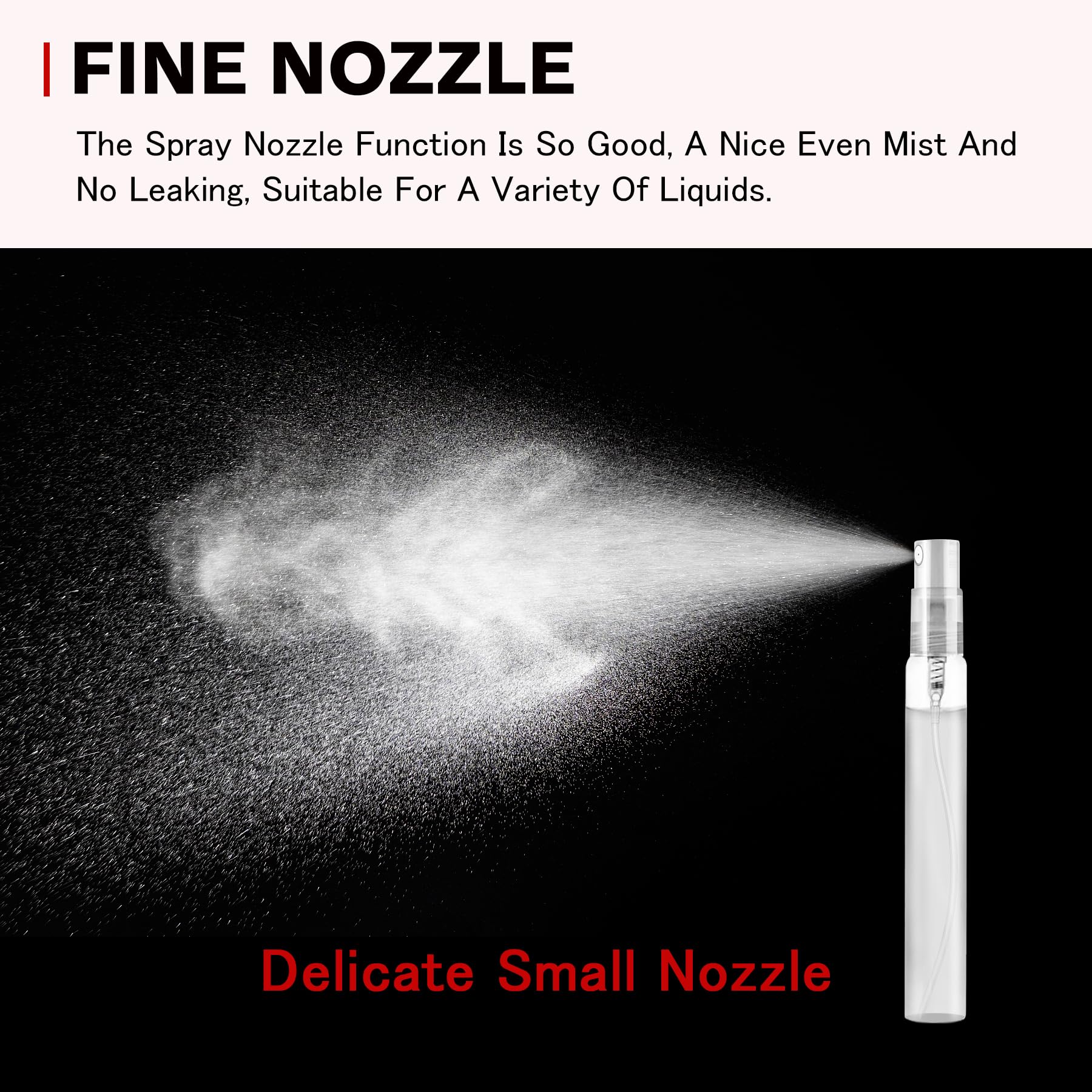 Csdtylh Mini Spray Bottle 10Ml, Refillable Glass Spray Bottle, Glass Bottle Atomizer, Perfume Mouthwash Atomizer For Cleaning Re