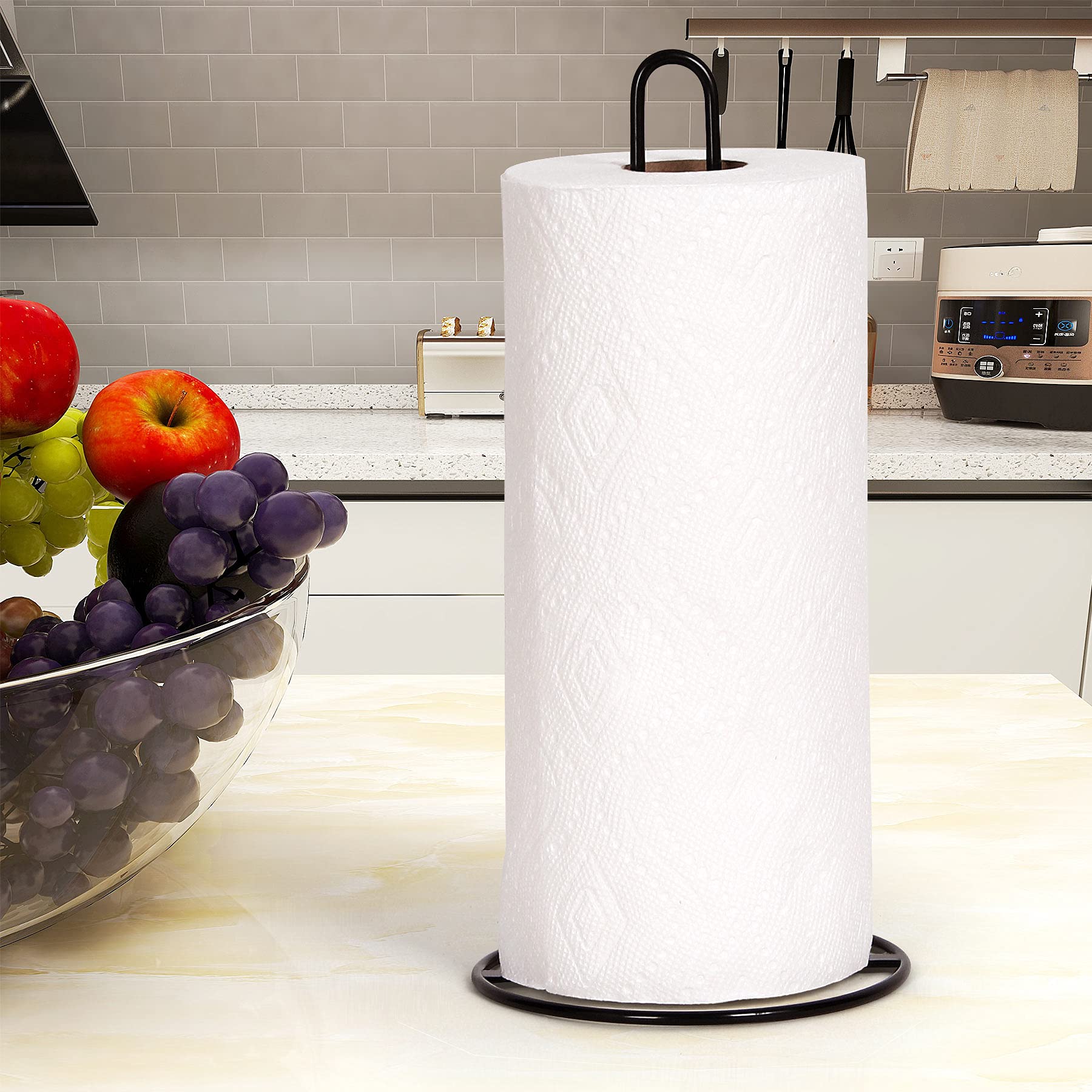 Paper Towel Holder Countertop, Oboding, Kitchen Paper Towel Stand Holder For Kitchen Organization And Storage, Paper Towel Holde
