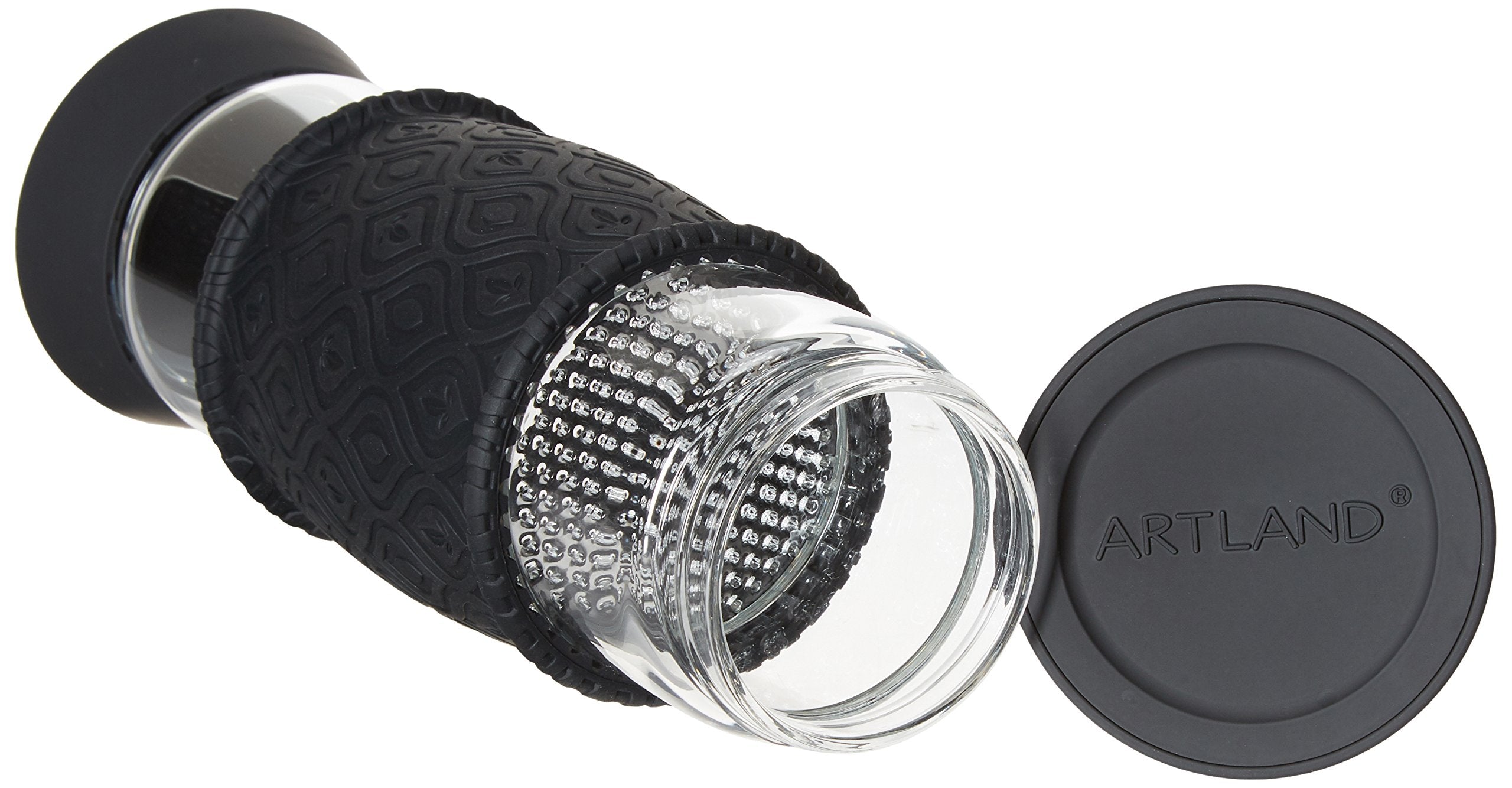 Artland 19 Oz Glass Tea Infuser, Black